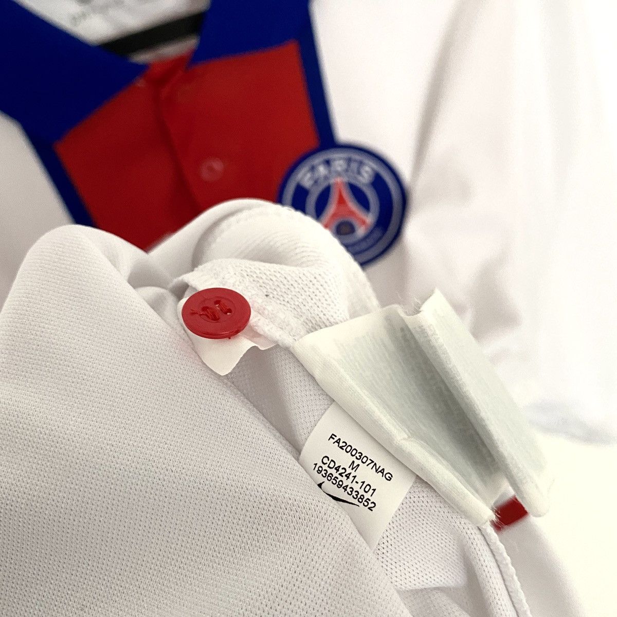 Jordan Brand × Nike 2020 PSG Paris Nike Away Third Kit Soccer Jersey Shirt Size US M / EU 48-50 / 2 - 7 Thumbnail