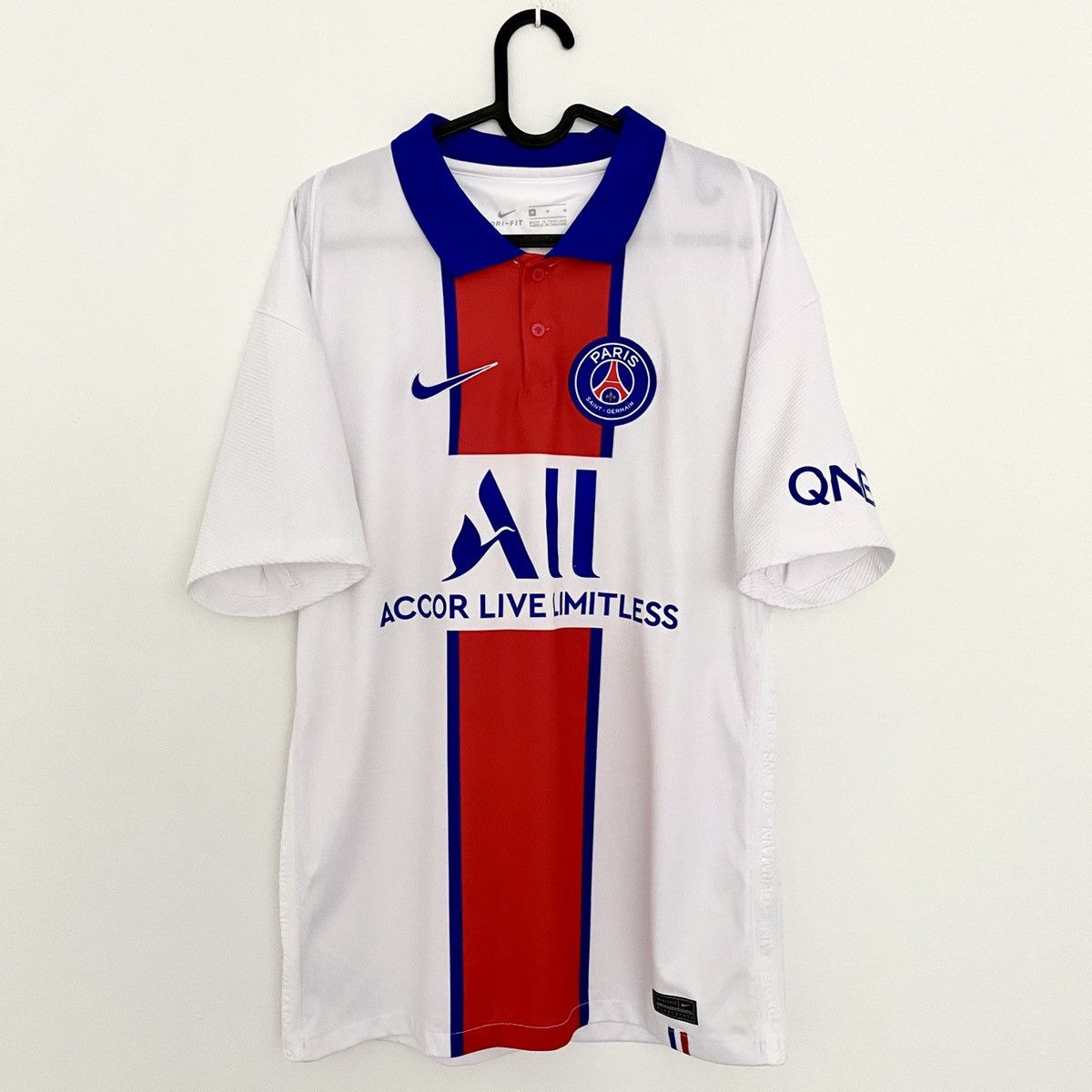 Jordan Brand × Nike 2020 PSG Paris Nike Away Third Kit Soccer Jersey Shirt Size US M / EU 48-50 / 2 - 3 Thumbnail