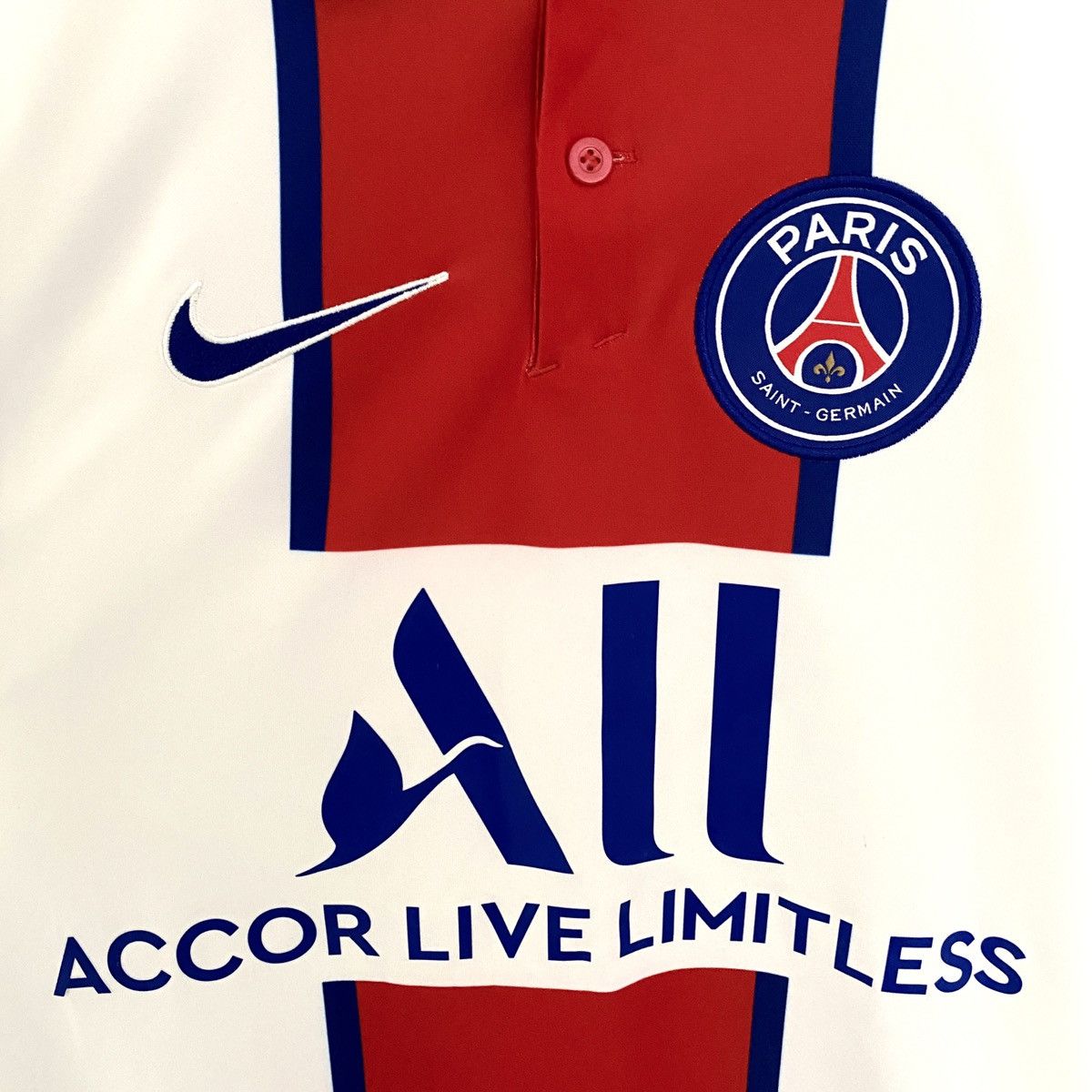 Jordan Brand × Nike 2020 PSG Paris Nike Away Third Kit Soccer Jersey Shirt Size US M / EU 48-50 / 2 - 4 Thumbnail