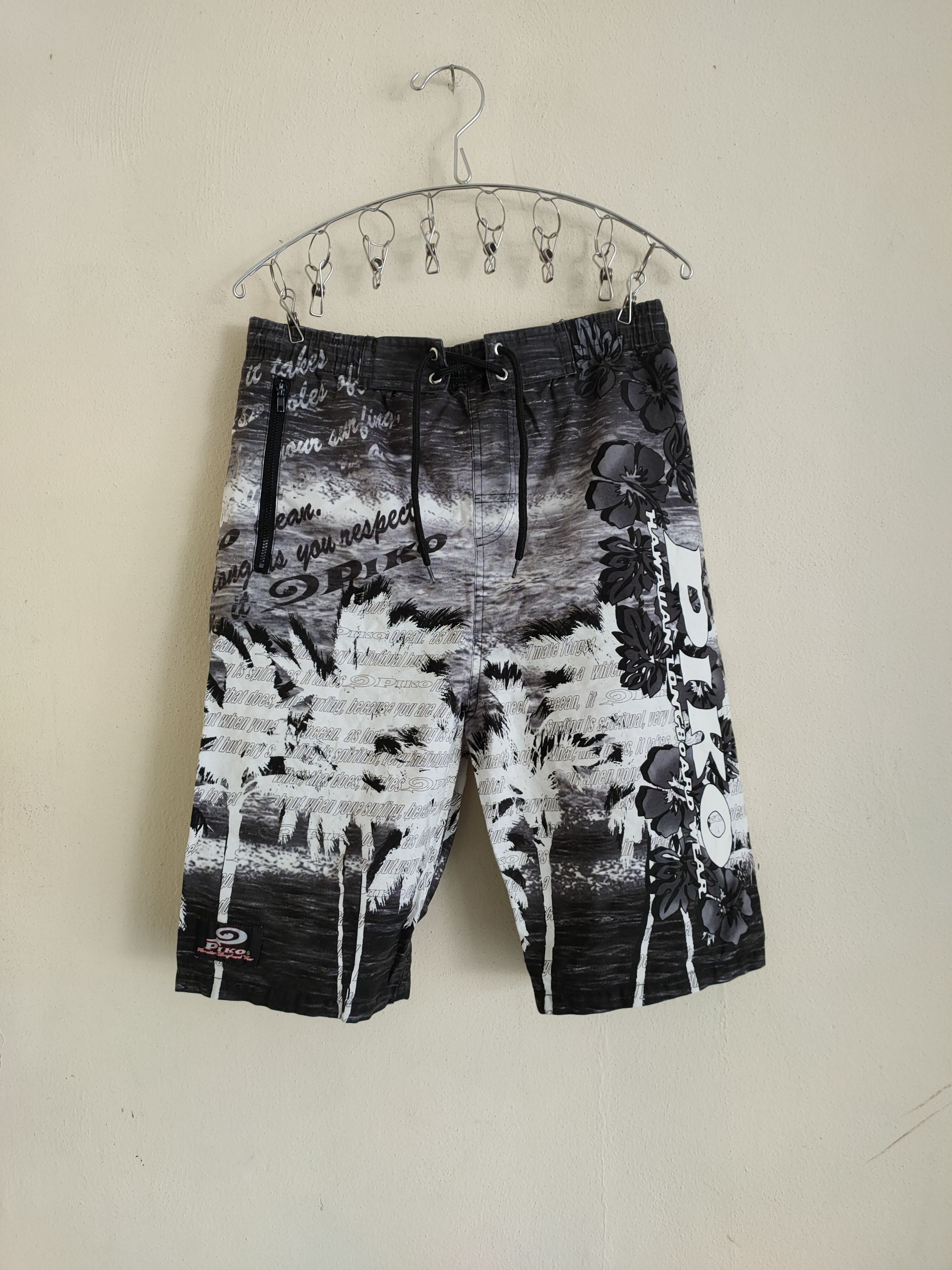 Japanese Brand × Vintage Vintage Piko Hawaiian Longboard Wear Size US 28 / EU 44 - 1 Thumbnail