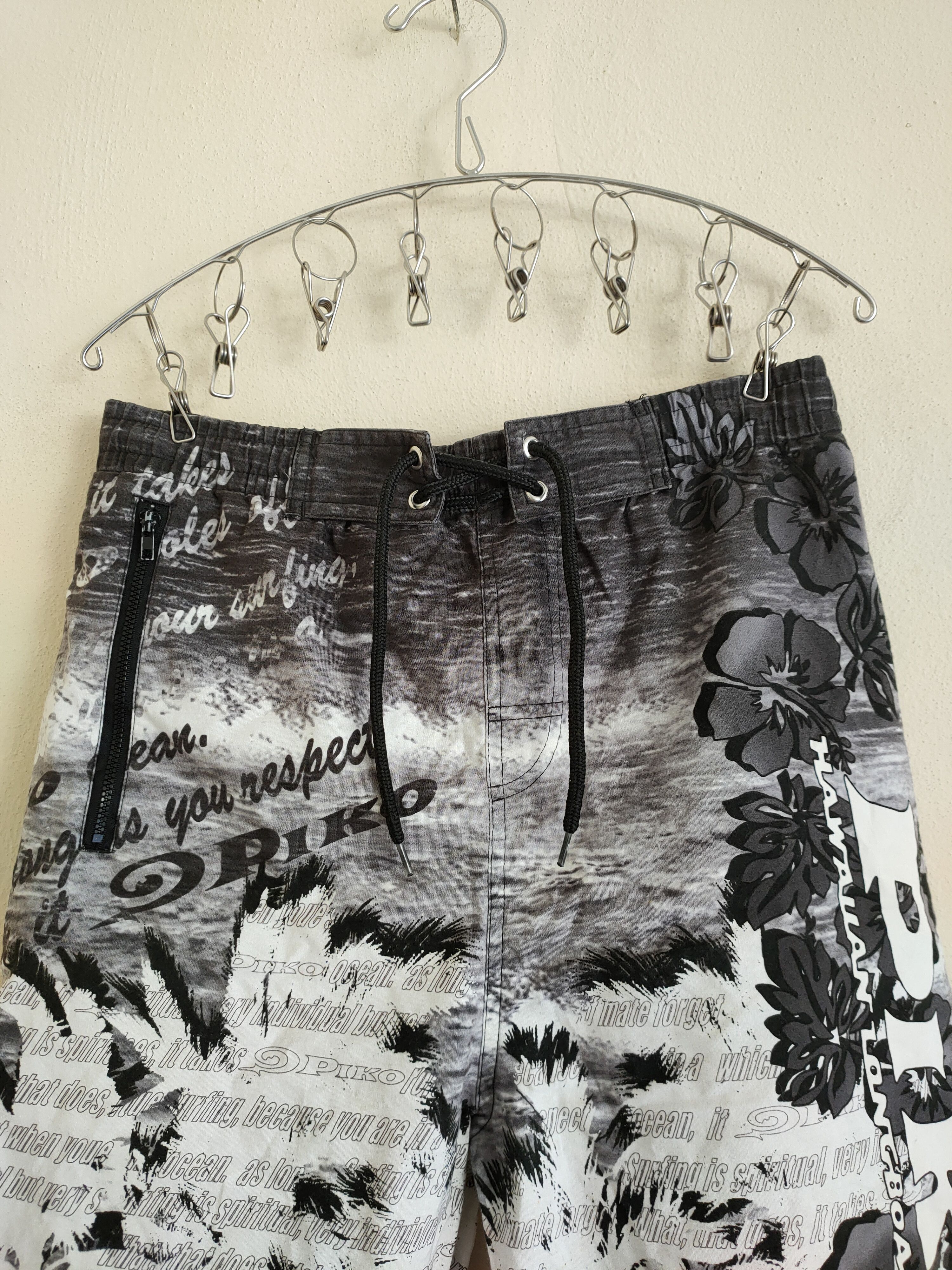 Japanese Brand × Vintage Vintage Piko Hawaiian Longboard Wear Size US 28 / EU 44 - 6 Thumbnail