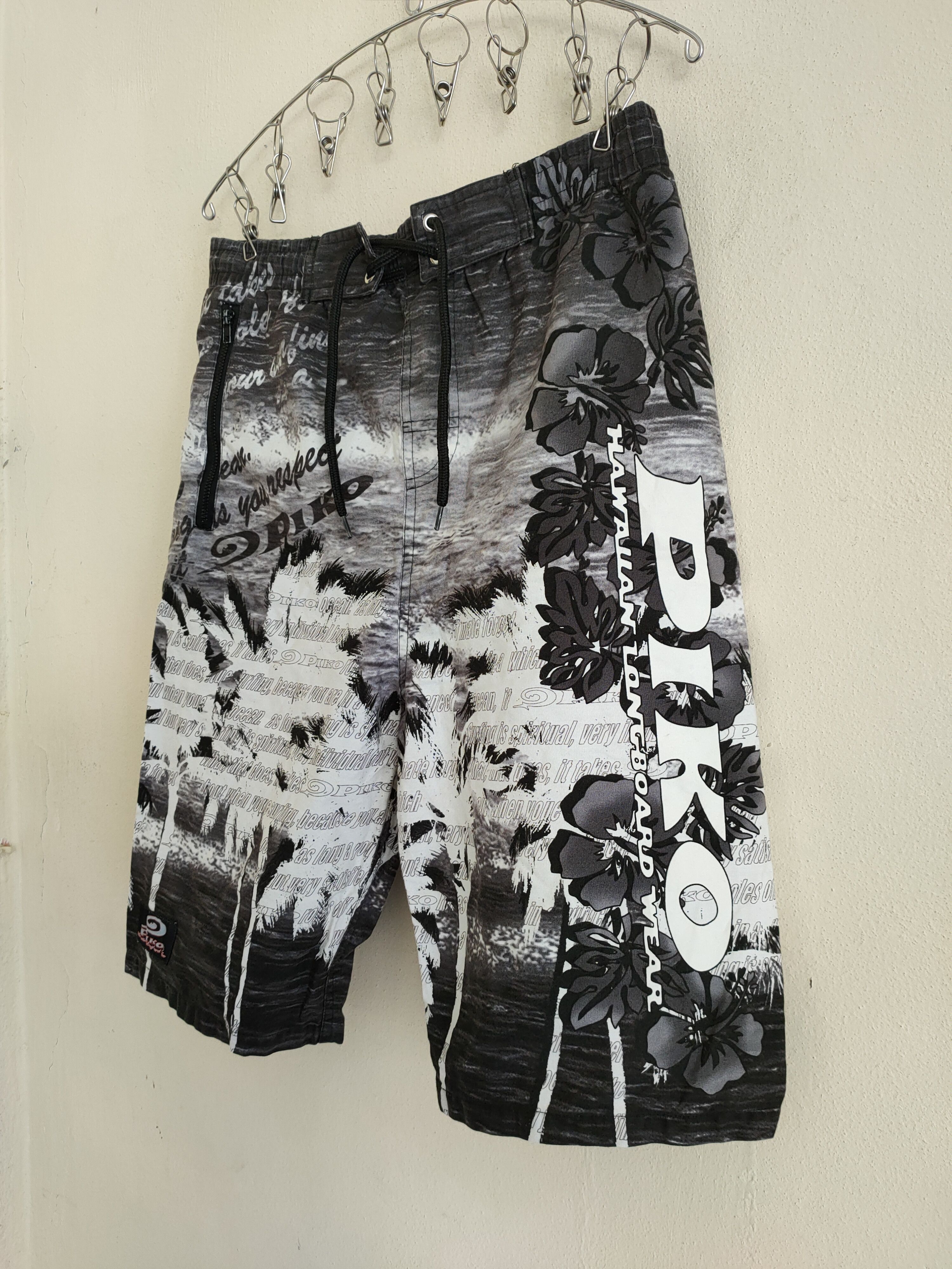 Japanese Brand × Vintage Vintage Piko Hawaiian Longboard Wear Size US 28 / EU 44 - 3 Thumbnail