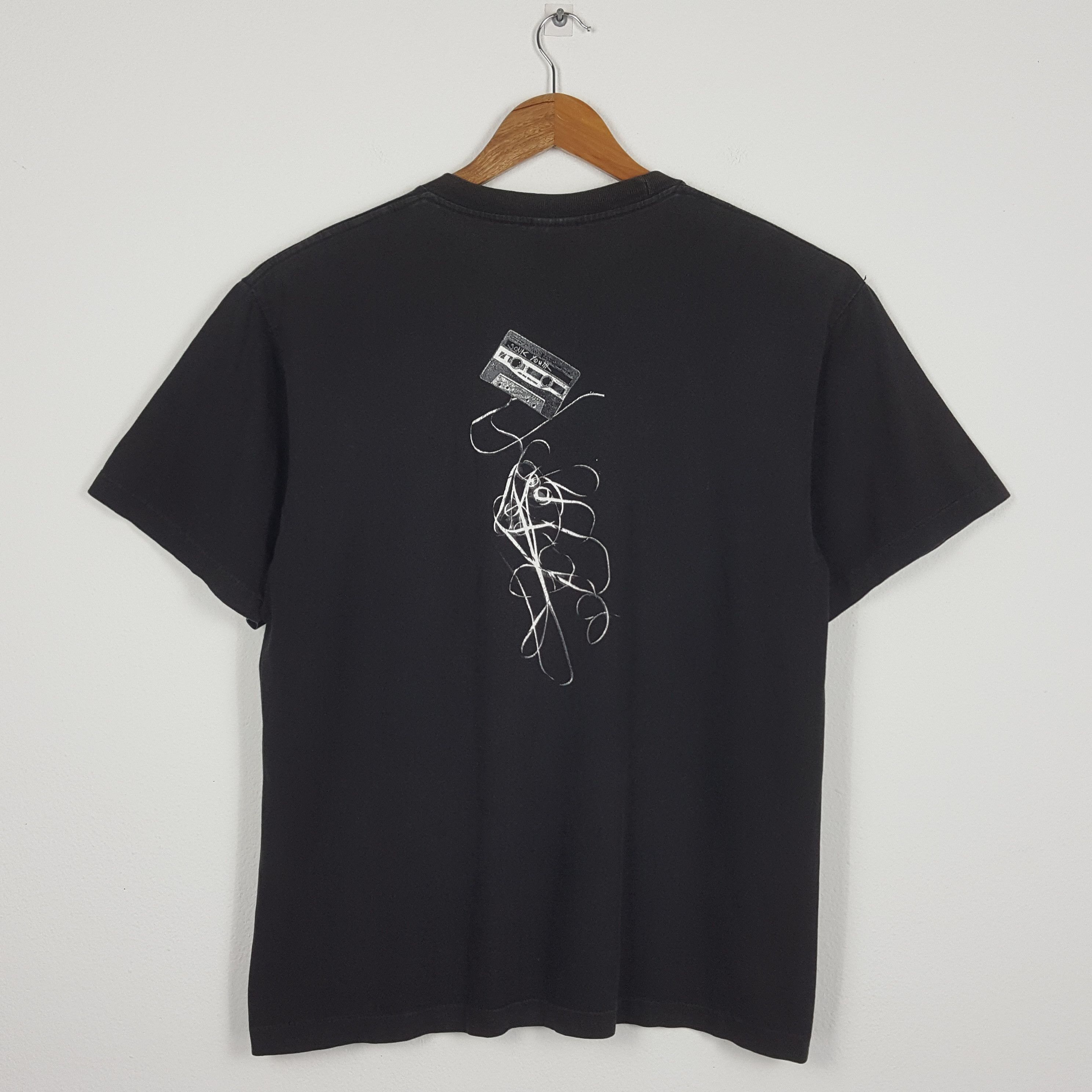 Band Tees × Vintage Vintage SONIC YOUTH American Rock Grunge Band T-Shirt Size US XL / EU 56 / 4 - 4 Thumbnail