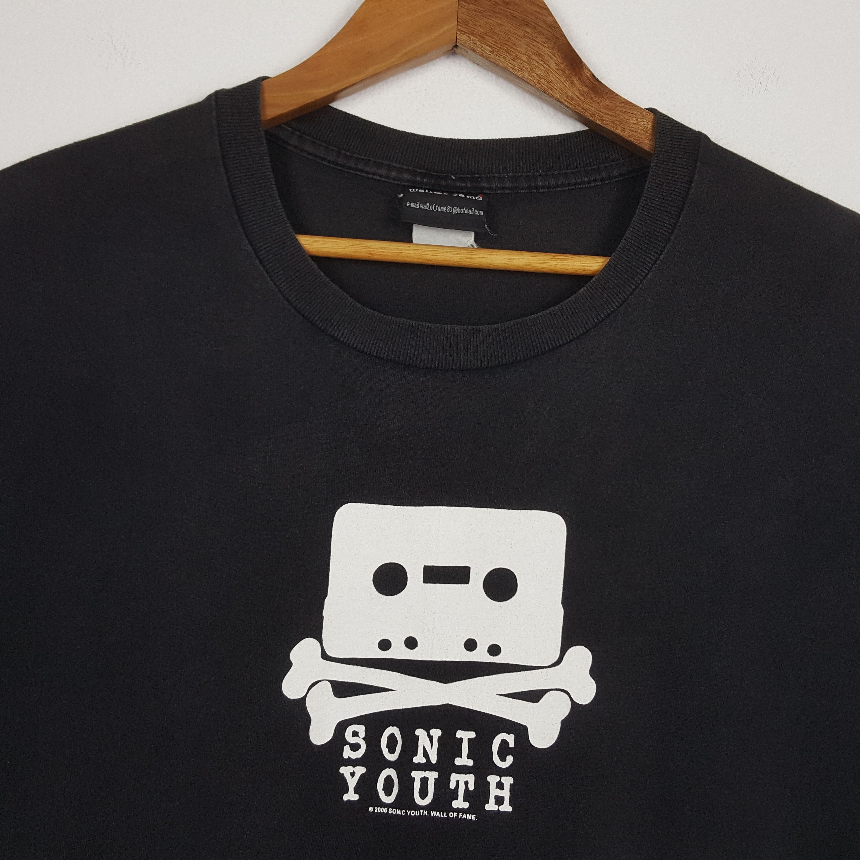 Band Tees × Vintage Vintage SONIC YOUTH American Rock Grunge Band T-Shirt Size US XL / EU 56 / 4 - 3 Thumbnail