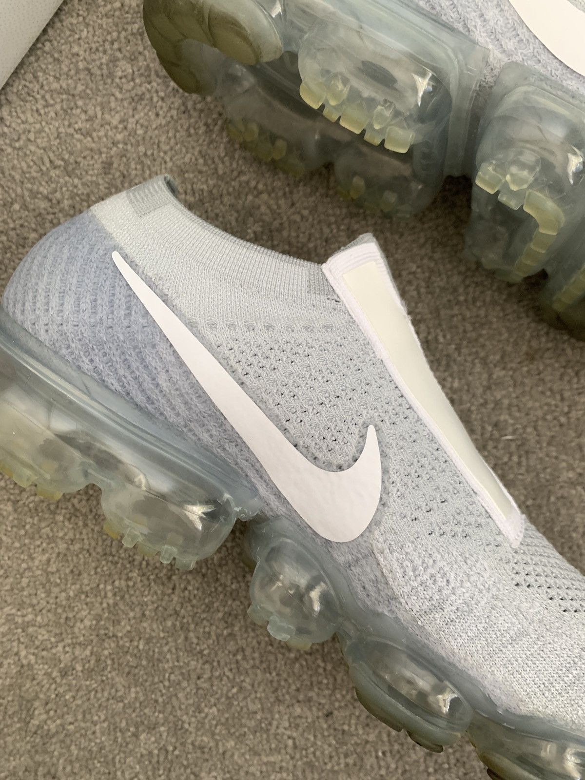 Comme des Garcons × Nike 🔥CDG X Nike Air Vapormax White/Pure Platinum🔥 Size US 8.5 / EU 41-42 - 8 Thumbnail