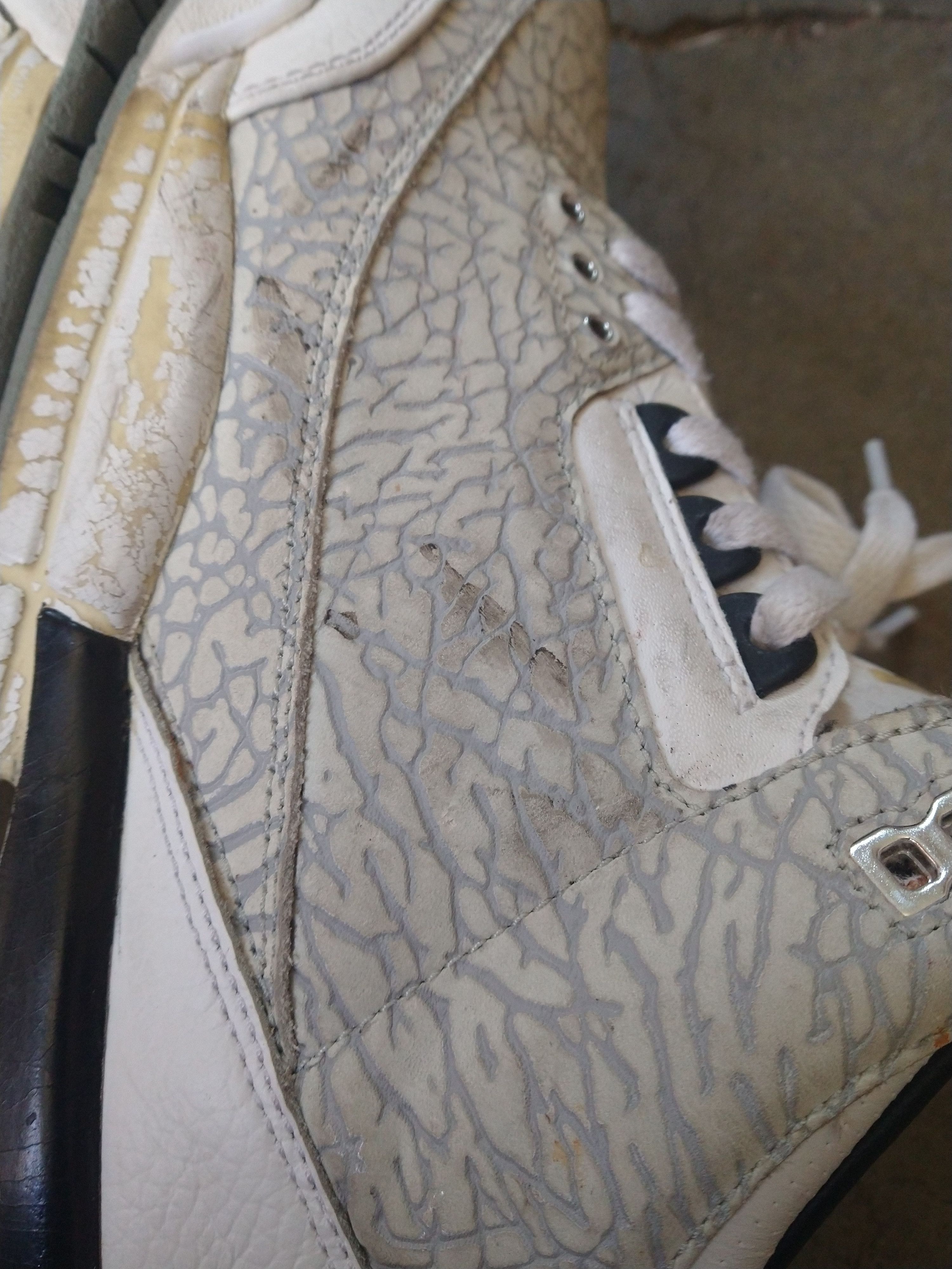 Jordan Brand Nike Air Jordan 3 III Retro Flip 10.5 White 315767-101 2007 Size US 10.5 / EU 43-44 - 5 Thumbnail