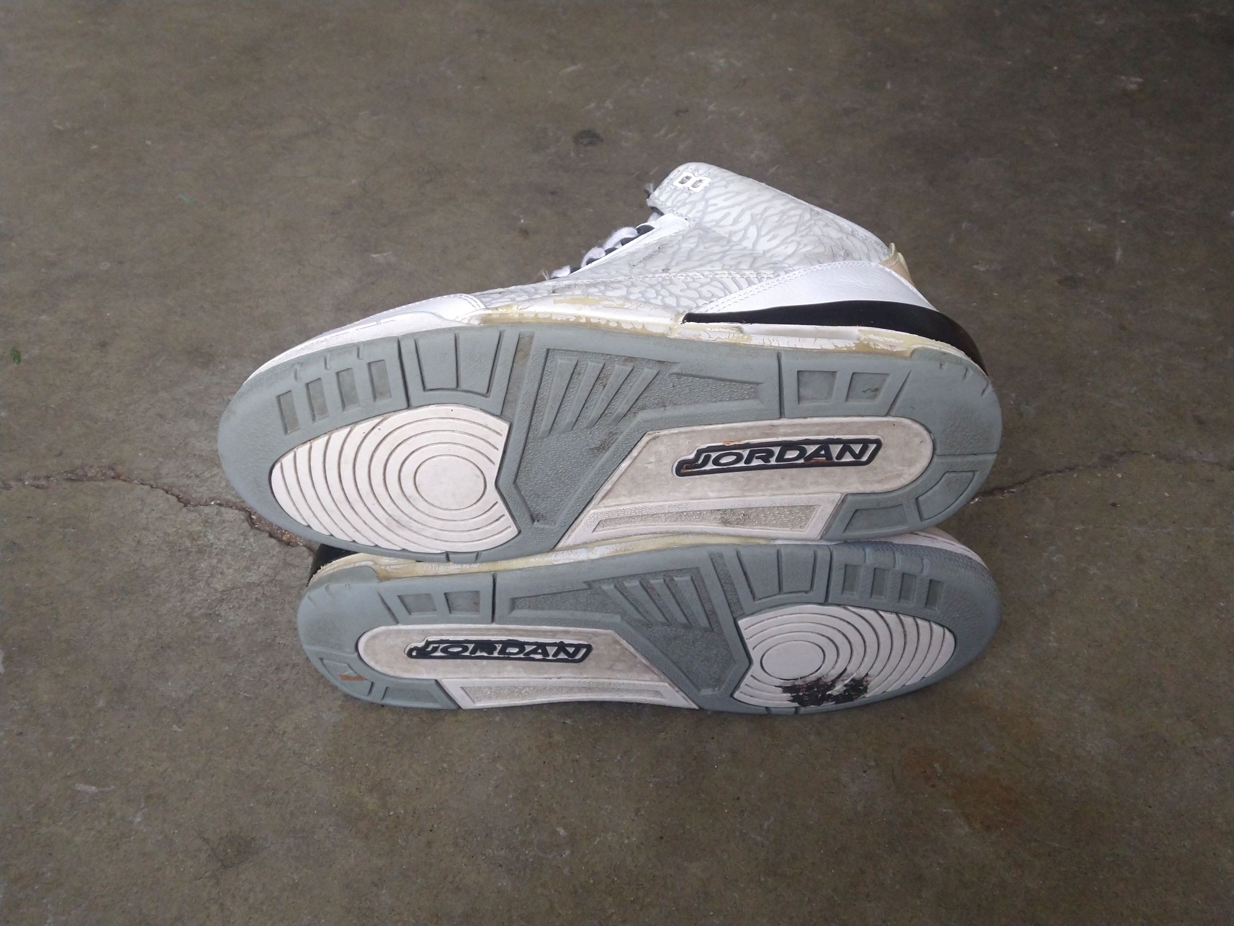 Jordan Brand Nike Air Jordan 3 III Retro Flip 10.5 White 315767-101 2007 Size US 10.5 / EU 43-44 - 19 Thumbnail