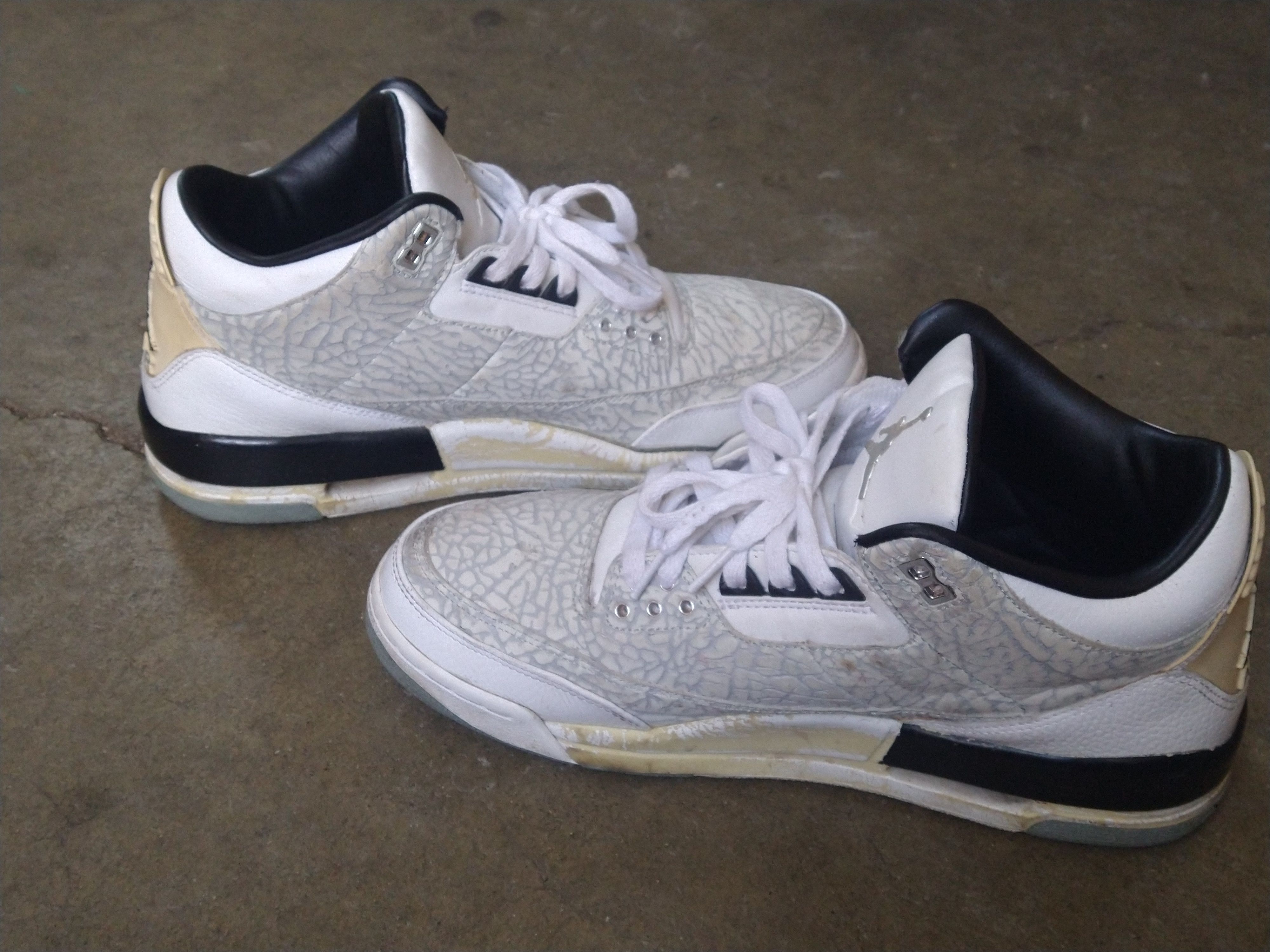 Jordan Brand Nike Air Jordan 3 III Retro Flip 10.5 White 315767-101 2007 Size US 10.5 / EU 43-44 - 7 Thumbnail