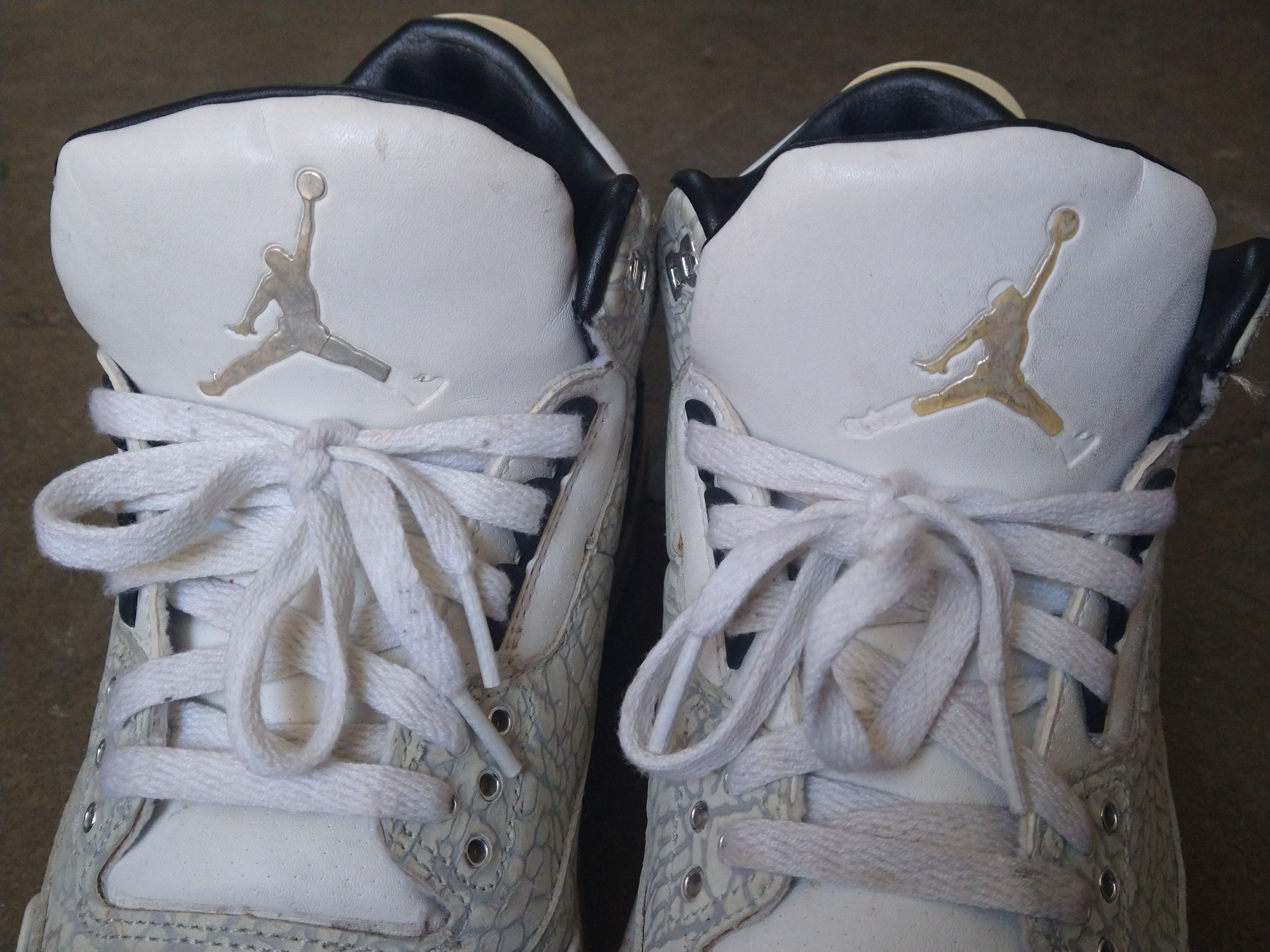 Jordan Brand Nike Air Jordan 3 III Retro Flip 10.5 White 315767-101 2007 Size US 10.5 / EU 43-44 - 6 Thumbnail