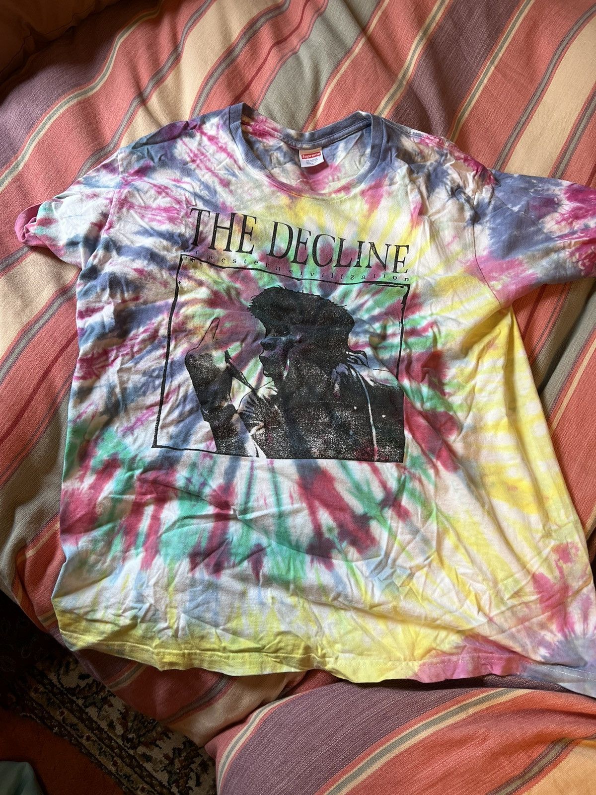Supreme Decline of western civilization tie dye tee shirt Size US XL / EU 56 / 4 - 3 Thumbnail