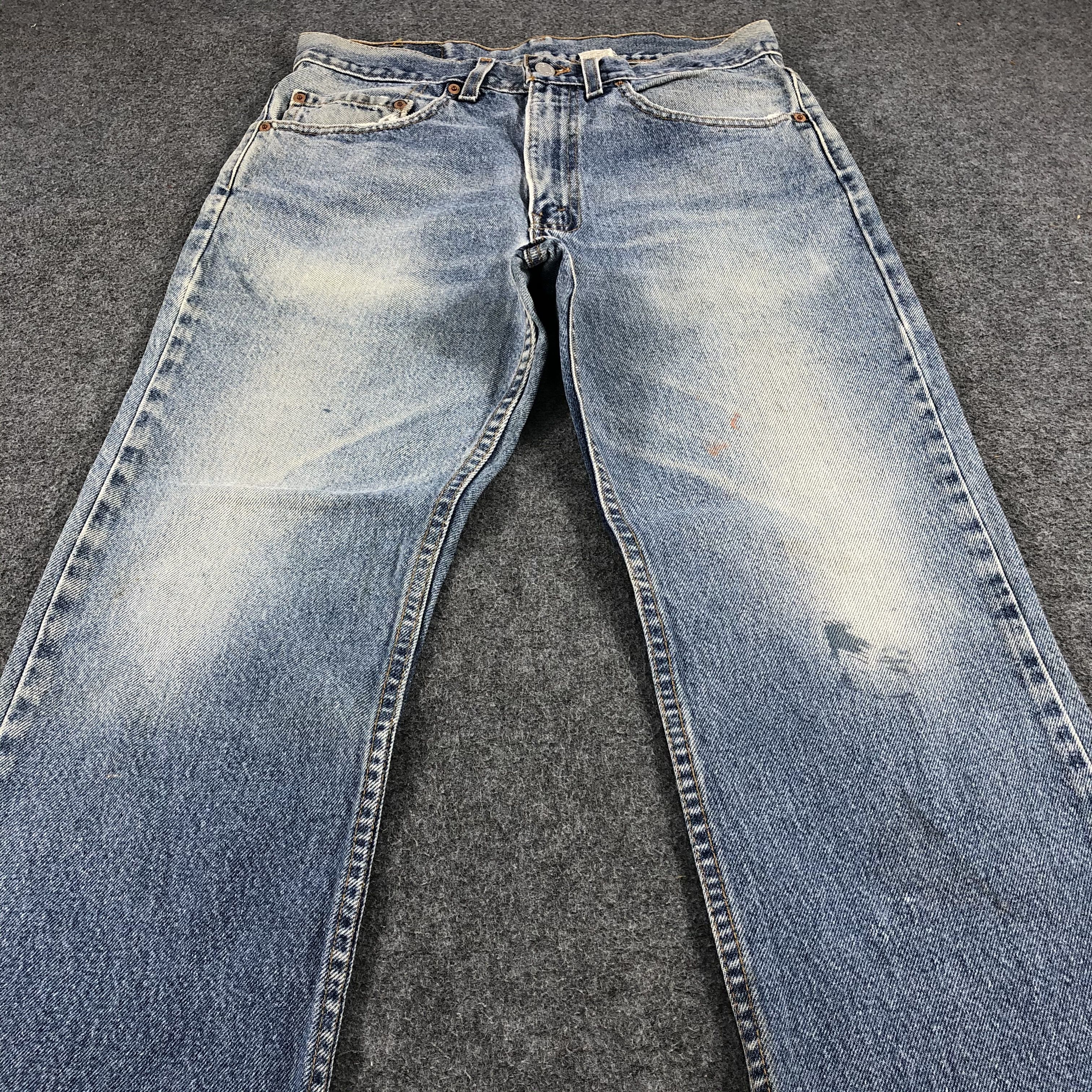 Levi's Stone Washed Levis 517 Vintage Jeans Boot Cut Denim-J1061 Size US 31 - 3 Thumbnail