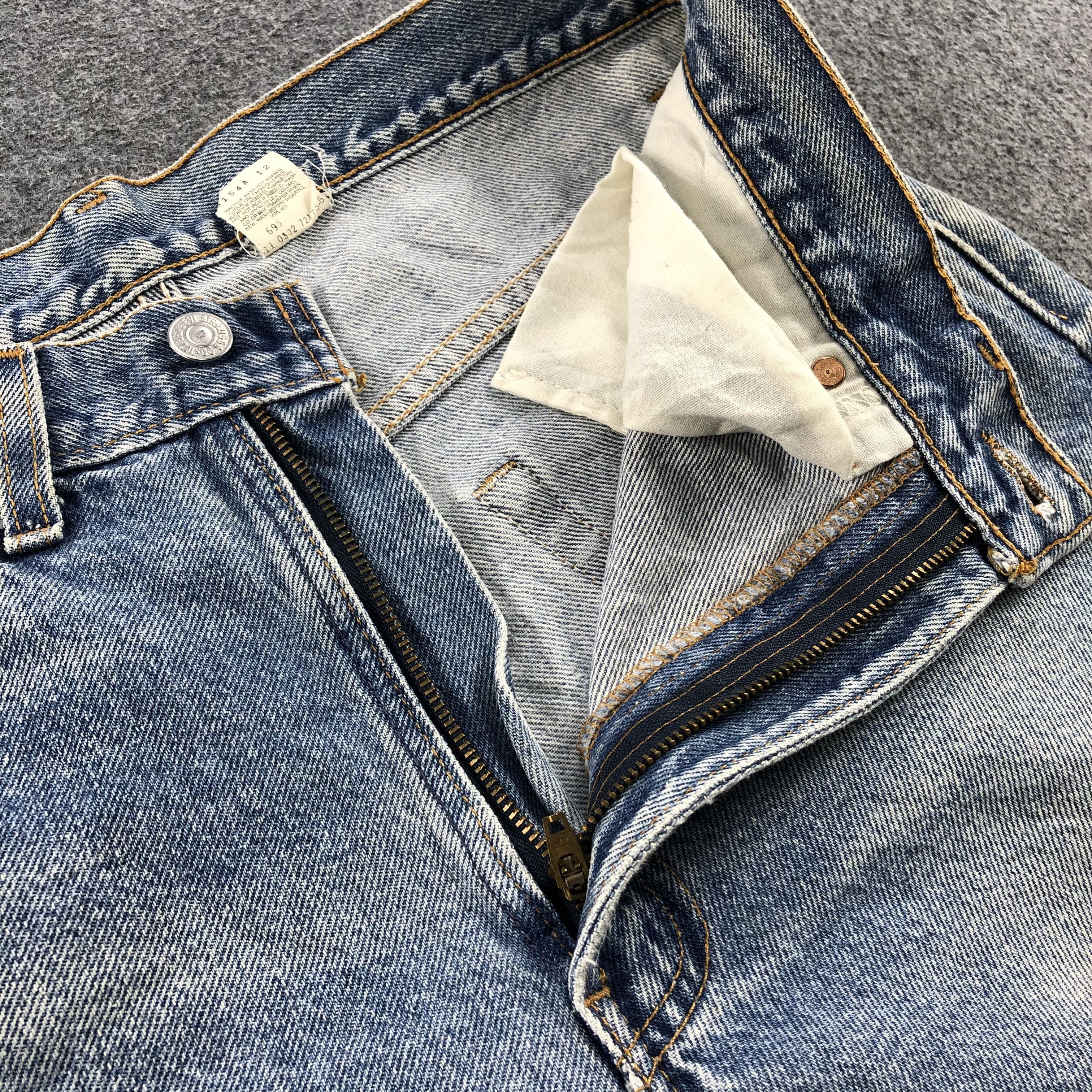 Levi's Stone Washed Levis 517 Vintage Jeans Boot Cut Denim-J1061 Size US 31 - 7 Thumbnail