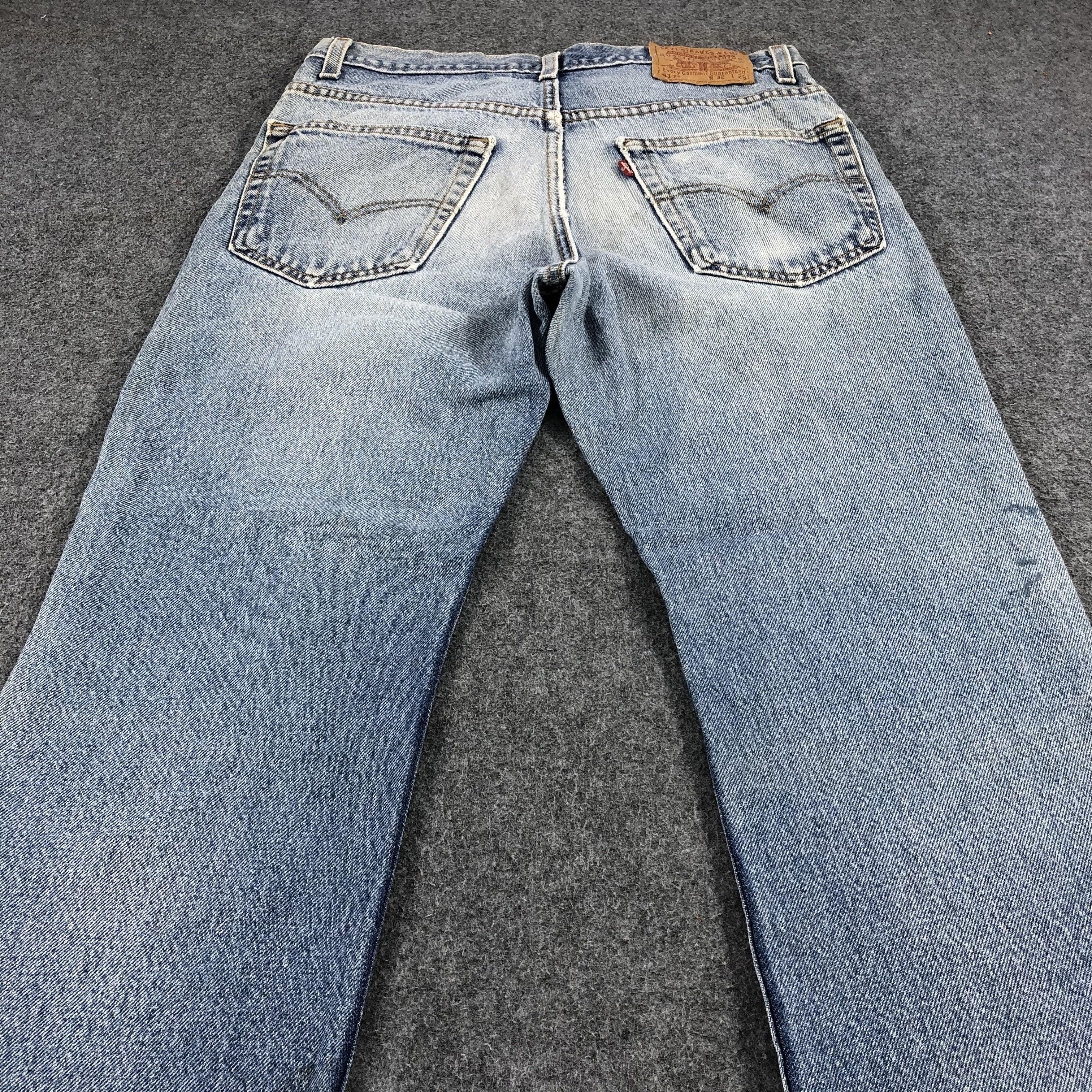 Levi's Stone Washed Levis 517 Vintage Jeans Boot Cut Denim-J1061 Size US 31 - 4 Thumbnail