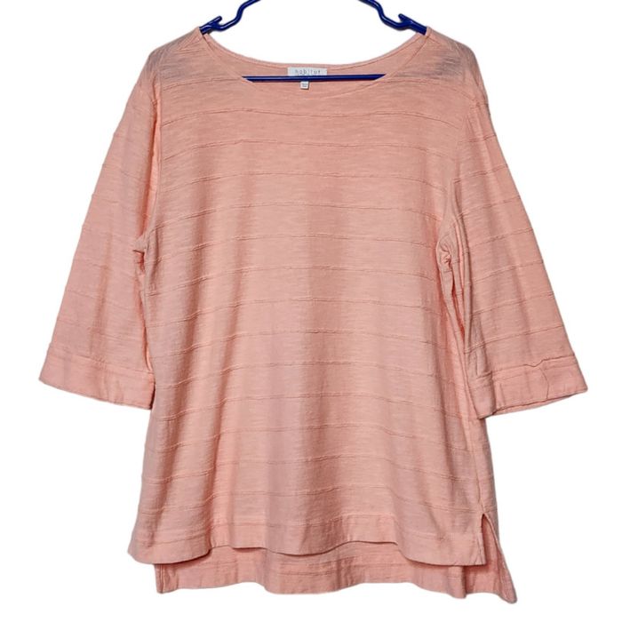 Habitat Habitat Clothes To Live In Womens S Top Striped Texture Shirt 3 ...