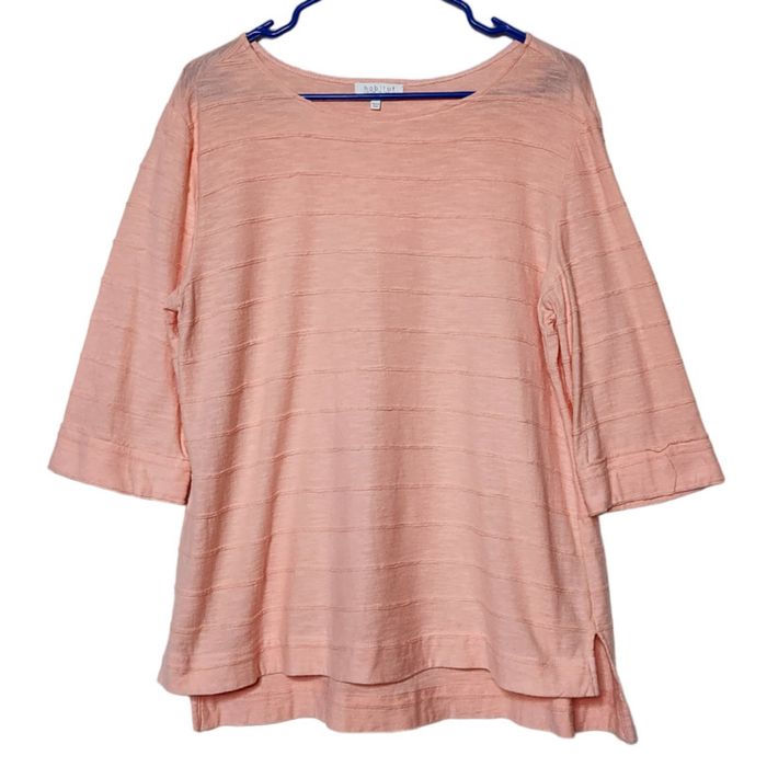 Habitat Habitat Clothes To Live In Womens S Top Striped Texture Shirt 3