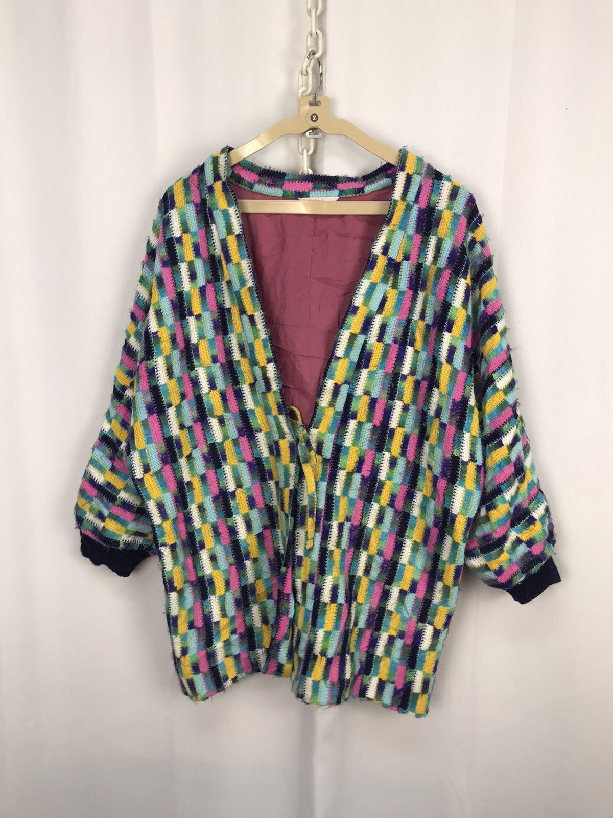 Japanese Brand Japanese brand multicolor knit kimono Size US M / EU 48-50 / 2 - 5 Thumbnail
