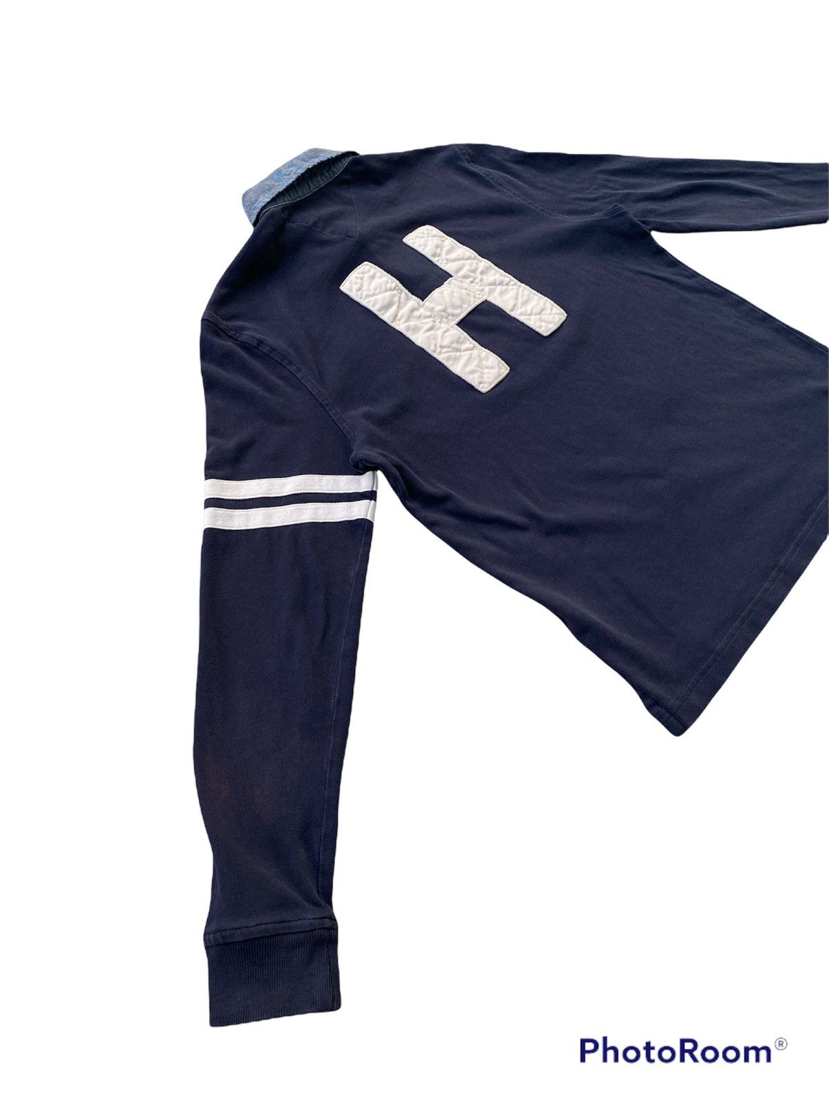 Tommy Hilfiger × Vintage Tommy Hilfiger Long Sleeve Polo Rugby Size US M / EU 48-50 / 2 - 7 Thumbnail