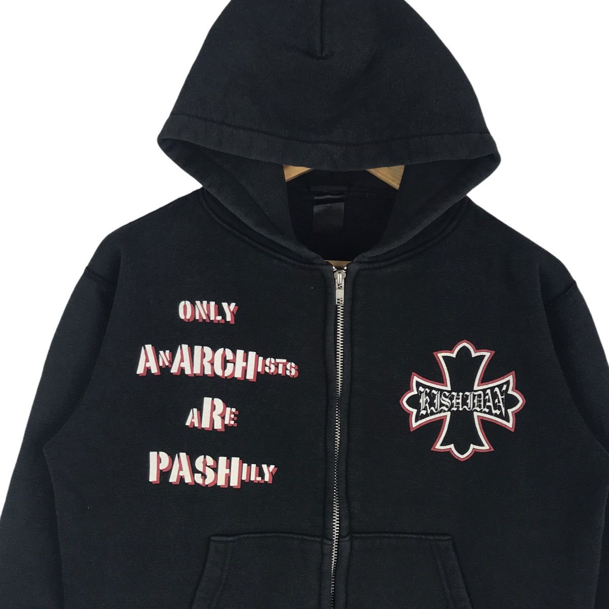 Band Tees × Japanese Brand Vintage Kishidan Japanese Rock Band Zipper Hoodie Jacket Size US S / EU 44-46 / 1 - 2 Thumbnail