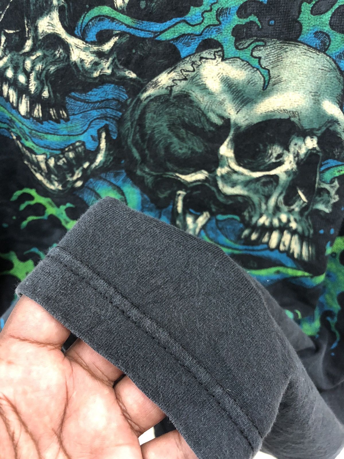 Vintage Rare LA INK skulls printed made in USA tees Size US L / EU 52-54 / 3 - 6 Thumbnail
