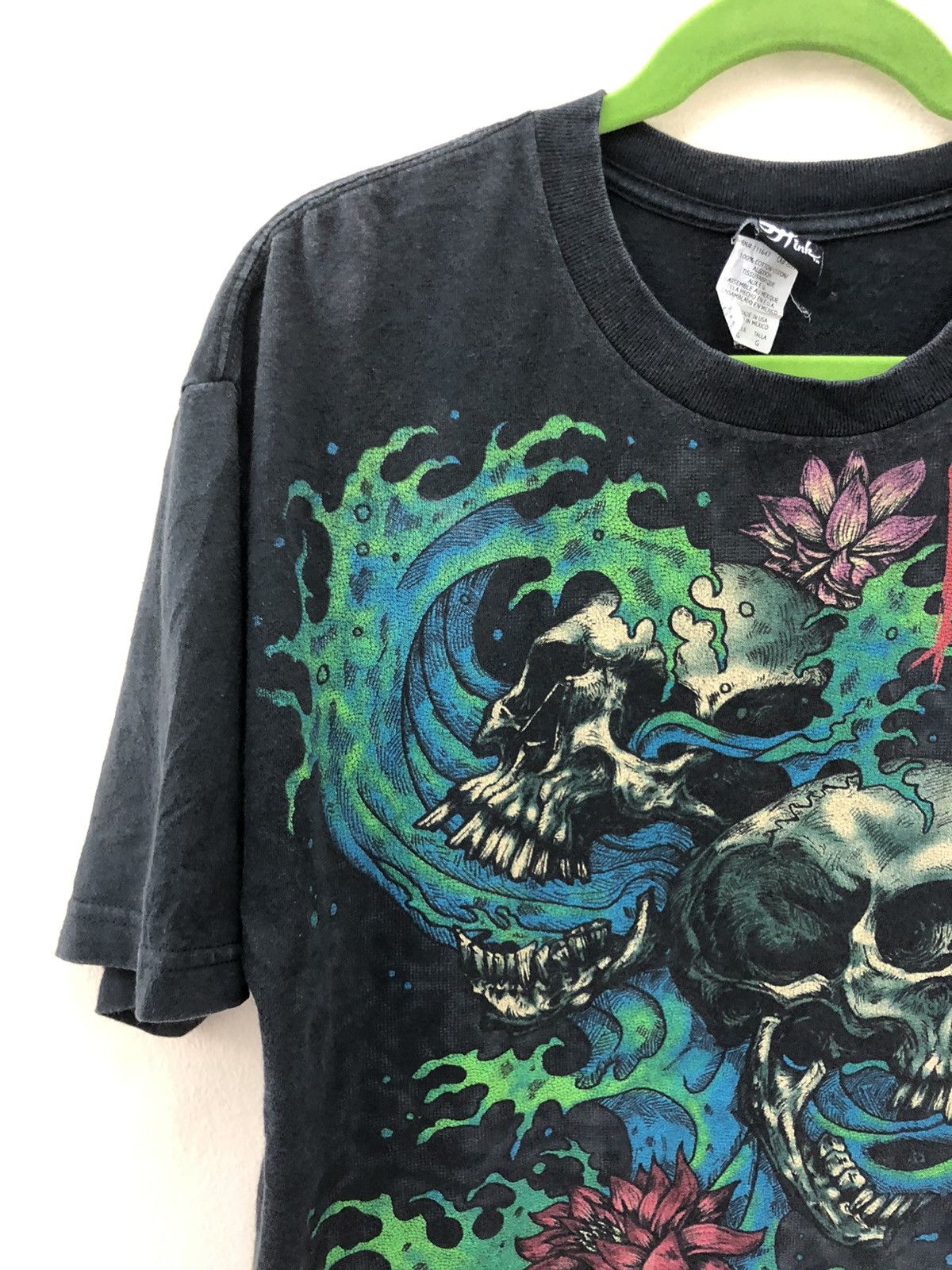 Vintage Rare LA INK skulls printed made in USA tees Size US L / EU 52-54 / 3 - 3 Thumbnail