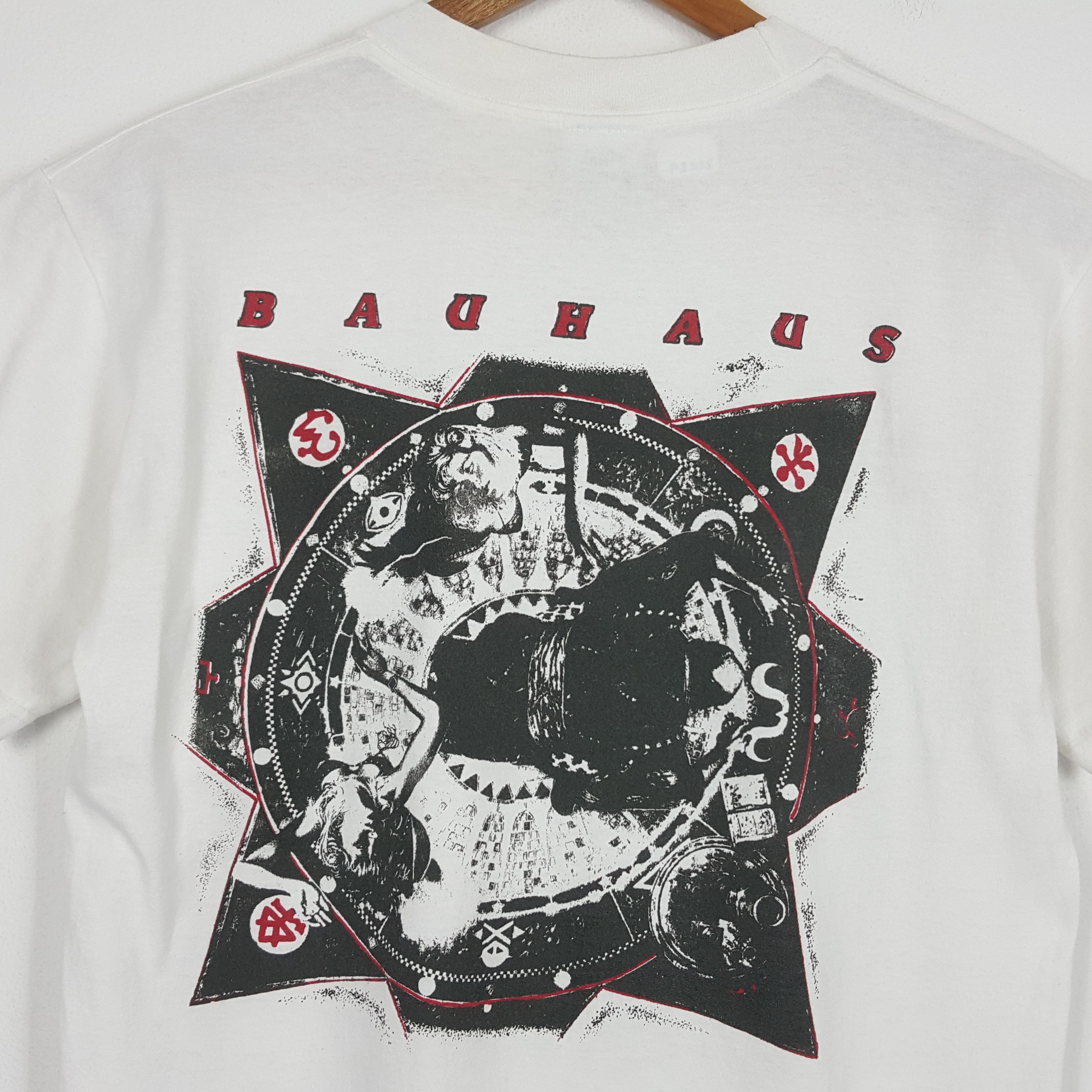 Band Tees × Vintage Vintage 90's Bauhaus English Rock Post Punk Gothic Rock Tees Size US XL / EU 56 / 4 - 3 Thumbnail