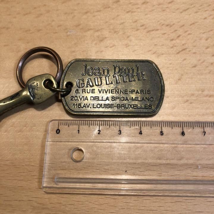 Jean Paul Gaultier JPG Dog Tag Keychain Size ONE SIZE - 5 Thumbnail