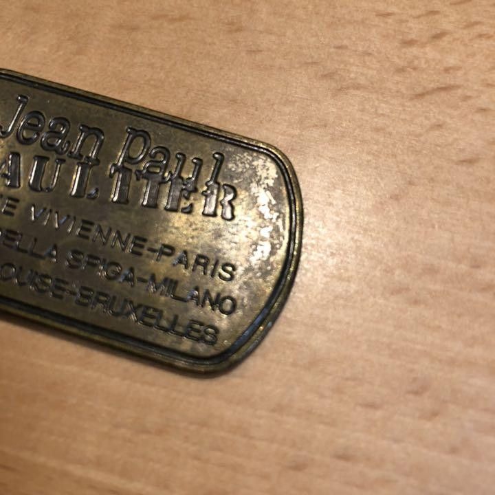 Jean Paul Gaultier JPG Dog Tag Keychain Size ONE SIZE - 3 Thumbnail