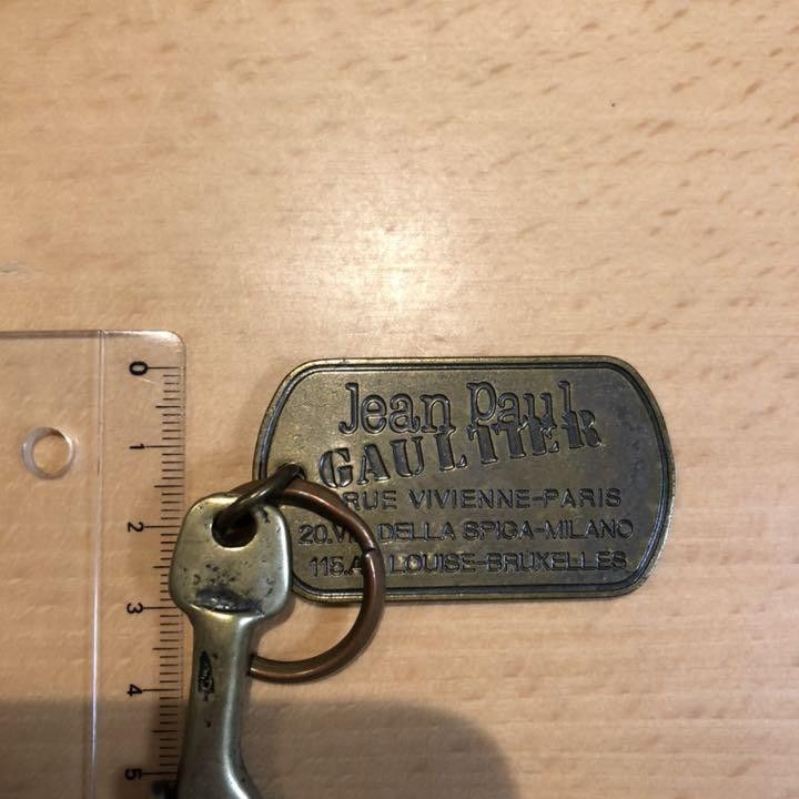 Jean Paul Gaultier JPG Dog Tag Keychain Size ONE SIZE - 4 Thumbnail