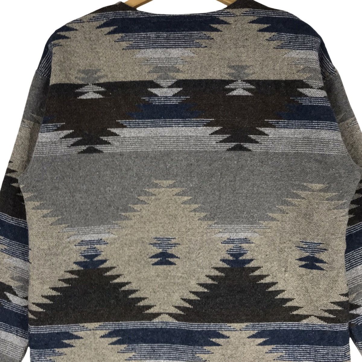 Japanese Brand × Native CHIP CLIP Aztec Native Navajo Stripe Cardigan Parka Jacket Size US L / EU 52-54 / 3 - 7 Thumbnail