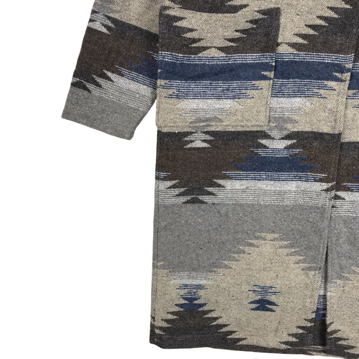 Japanese Brand × Native CHIP CLIP Aztec Native Navajo Stripe Cardigan Parka Jacket Size US L / EU 52-54 / 3 - 3 Thumbnail