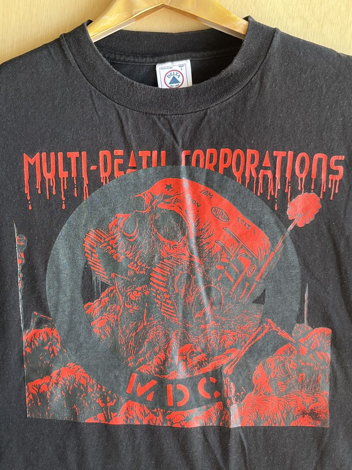 Band Tees × Vintage Delta ft95 Size US L / EU 52-54 / 3 - 2 Thumbnail