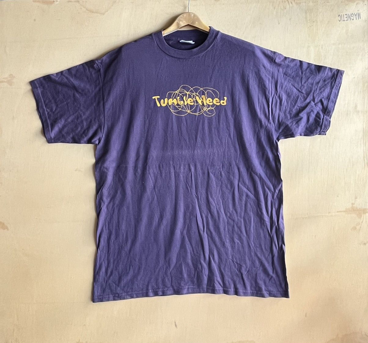 image of Band Tees x Made In USA Tultex Tumbe Weed Ft95 in Purple, Men's (Size XL)