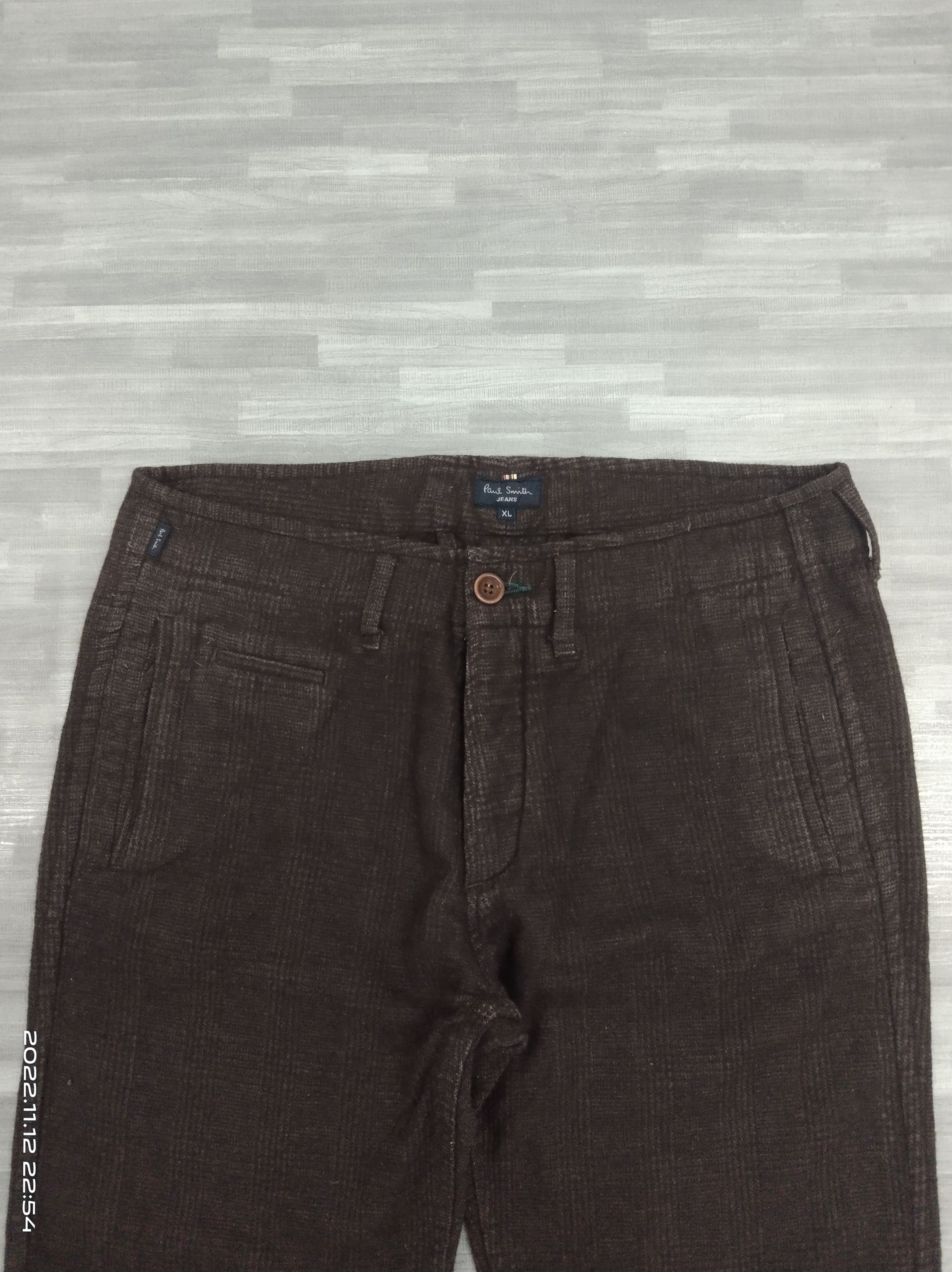 PAUL SMITH WOOL CASUAL PANTS