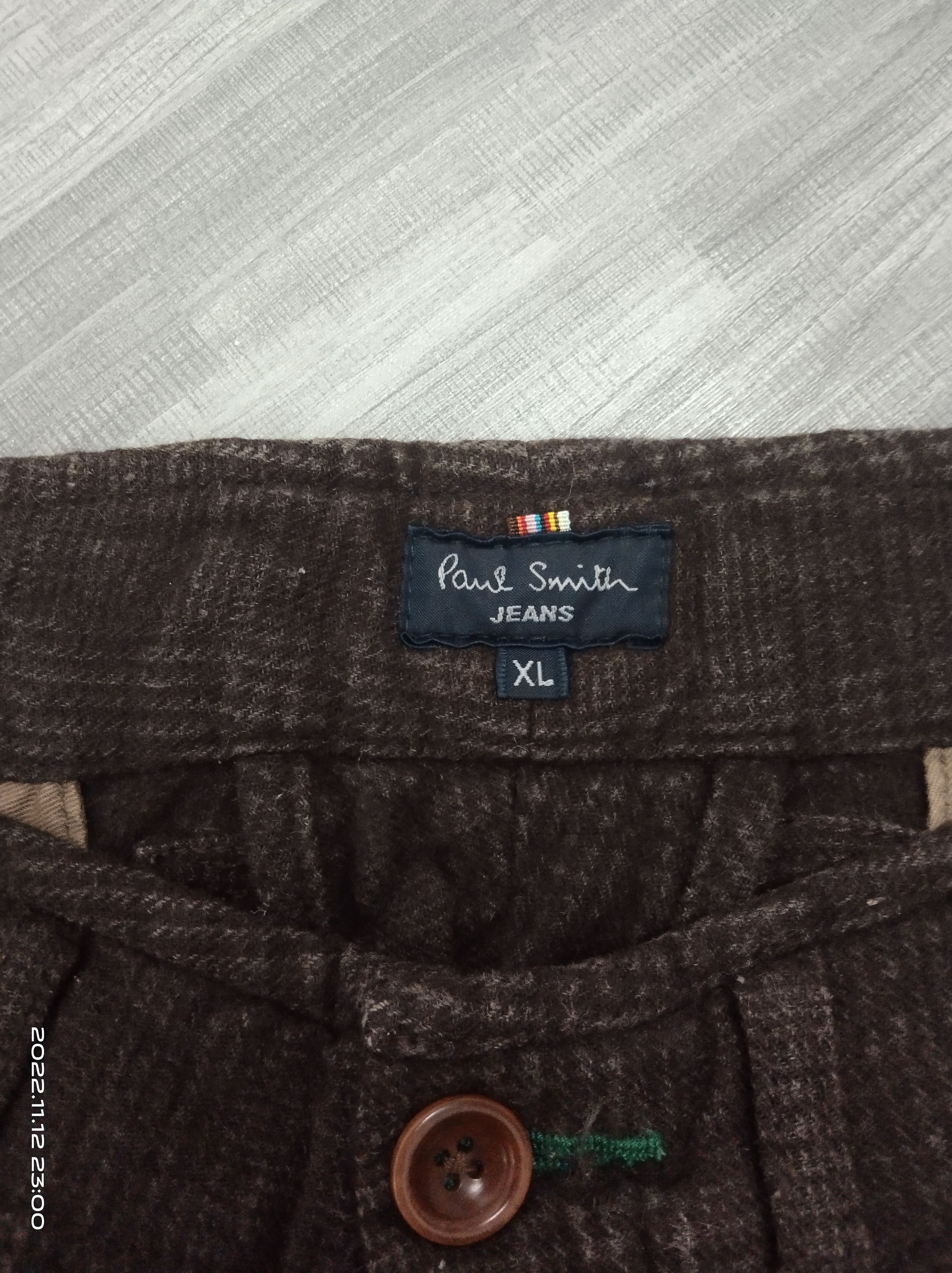 PAUL SMITH WOOL CASUAL PANTS