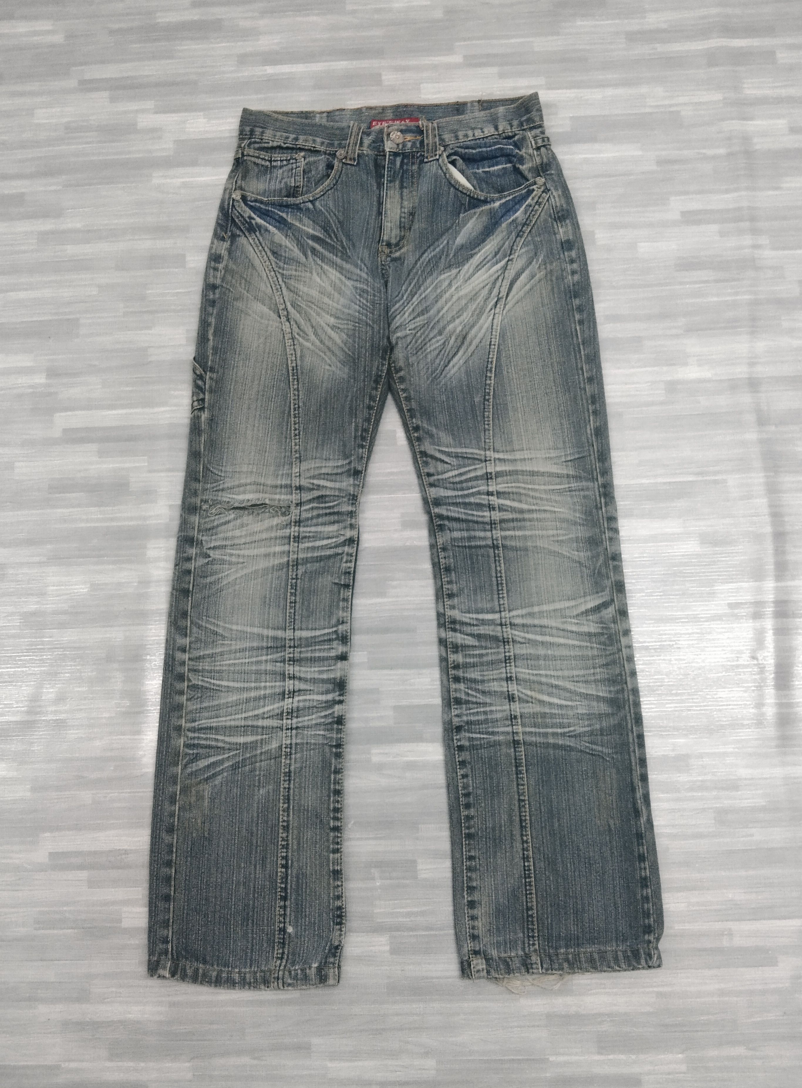 Other SUPER SICK RECONSTRUCTED EYE'S WAY RIPED DENIM PANTS Size US 30 / EU 46 - 1 Thumbnail