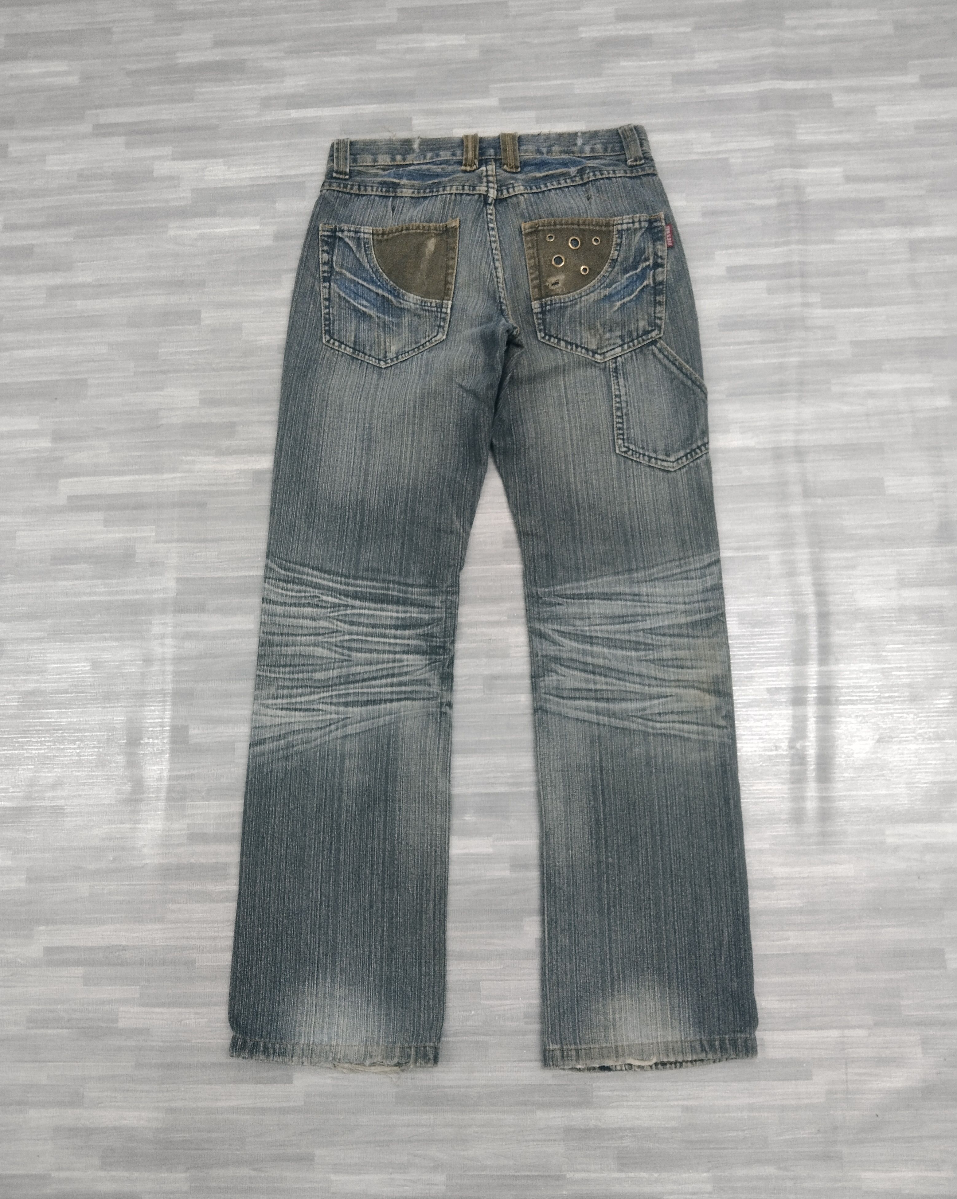 Other SUPER SICK RECONSTRUCTED EYE'S WAY RIPED DENIM PANTS Size US 30 / EU 46 - 2 Thumbnail