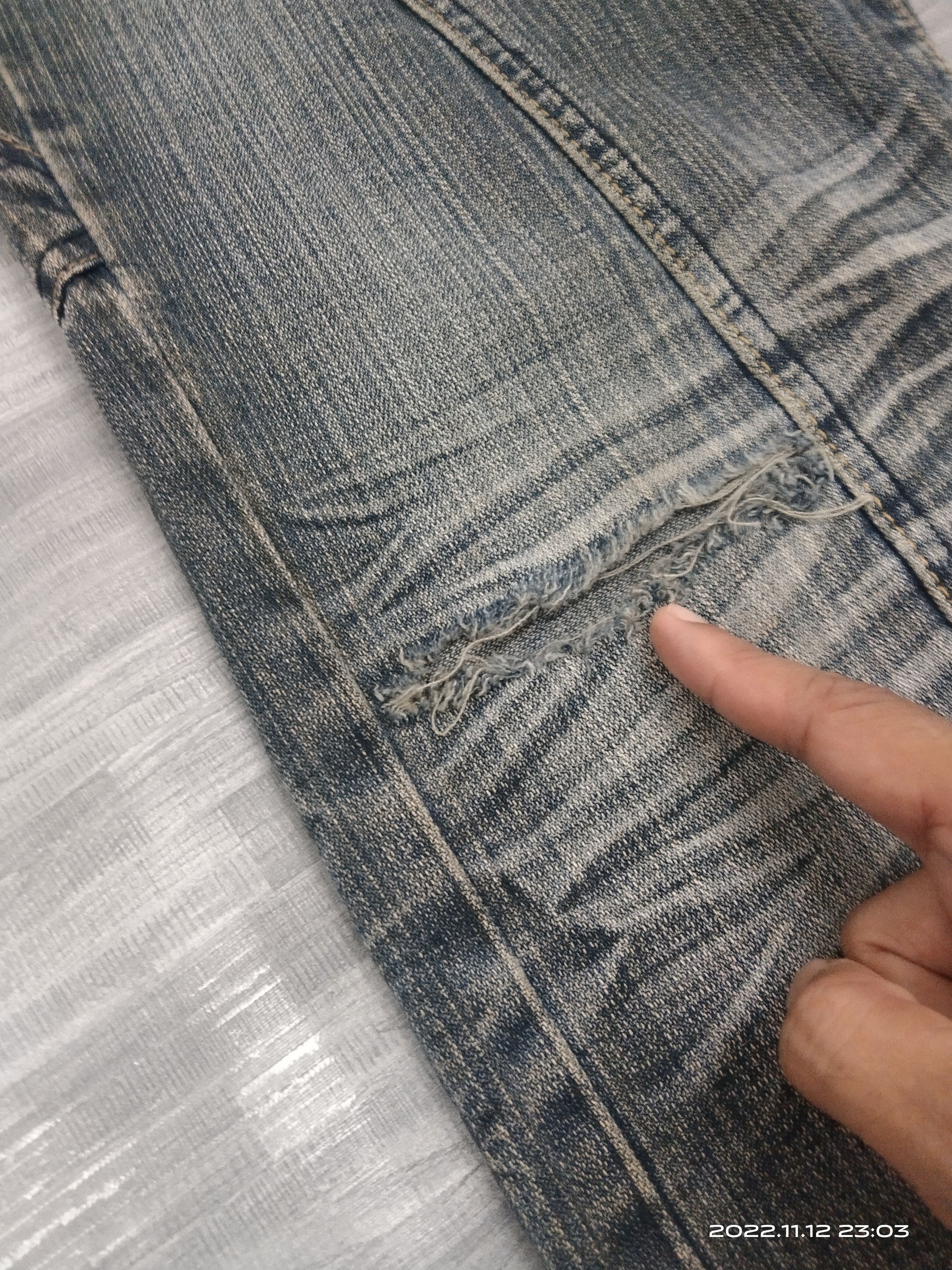 Other SUPER SICK RECONSTRUCTED EYE'S WAY RIPED DENIM PANTS Size US 30 / EU 46 - 5 Thumbnail