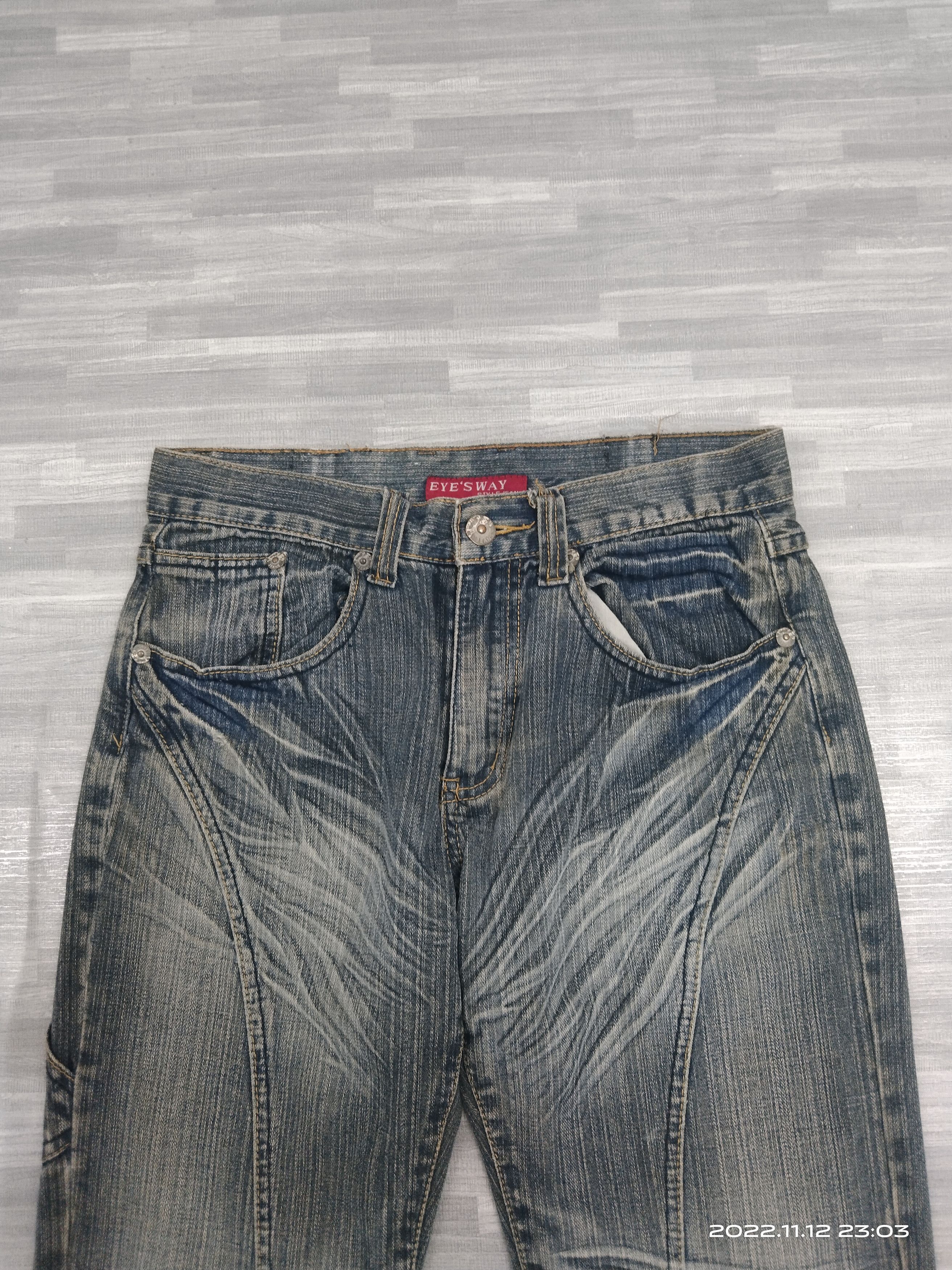 Other SUPER SICK RECONSTRUCTED EYE'S WAY RIPED DENIM PANTS Size US 30 / EU 46 - 3 Thumbnail