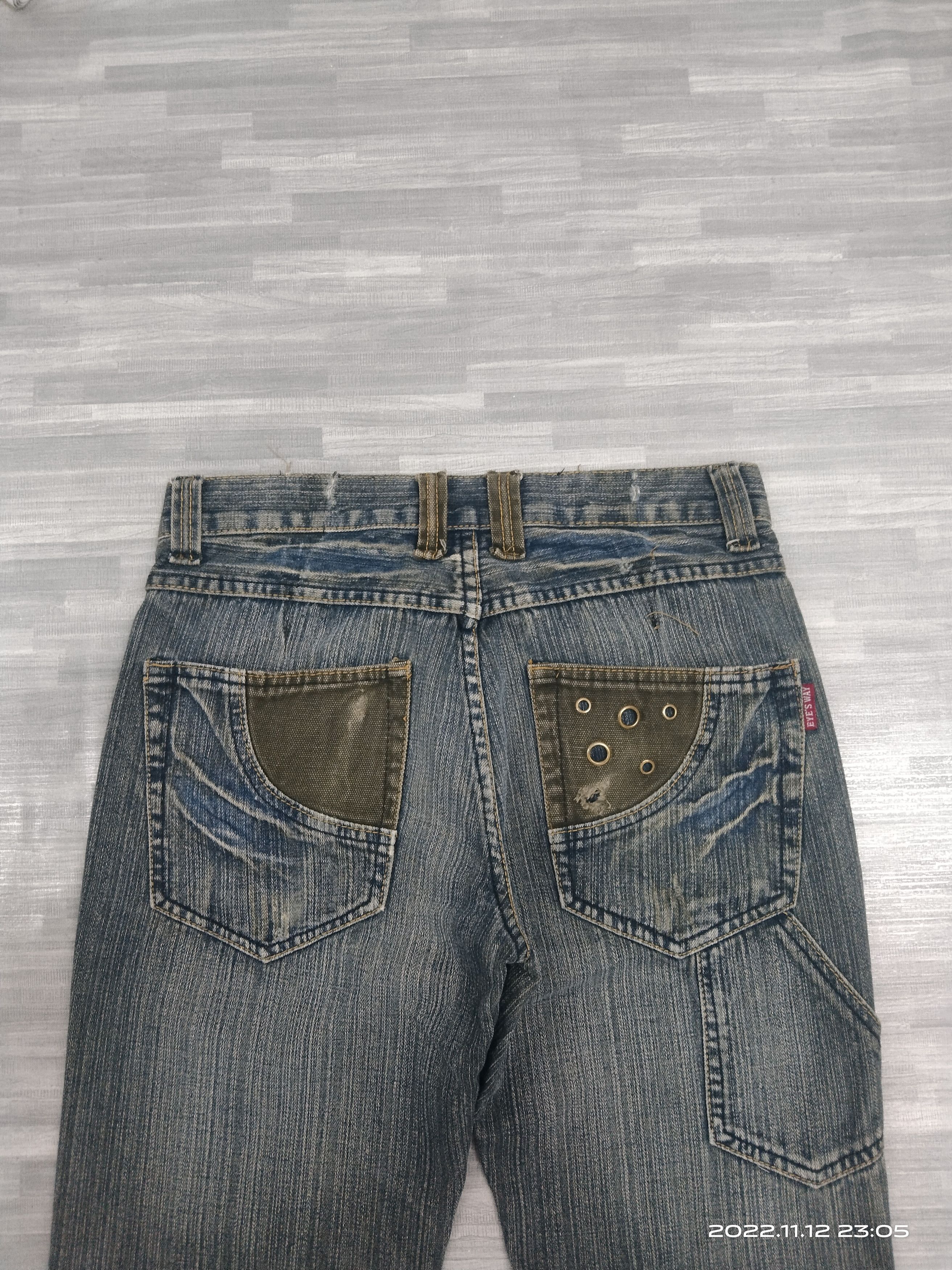 Other SUPER SICK RECONSTRUCTED EYE'S WAY RIPED DENIM PANTS Size US 30 / EU 46 - 4 Thumbnail