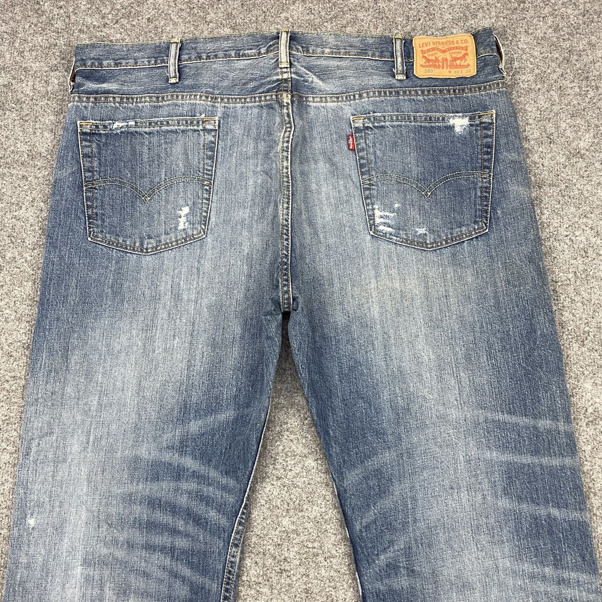 Levi's Vintage Levi's 569 Distressed Jeans Nice Design -wc 266 Size US 44 / EU 60 - 4 Thumbnail