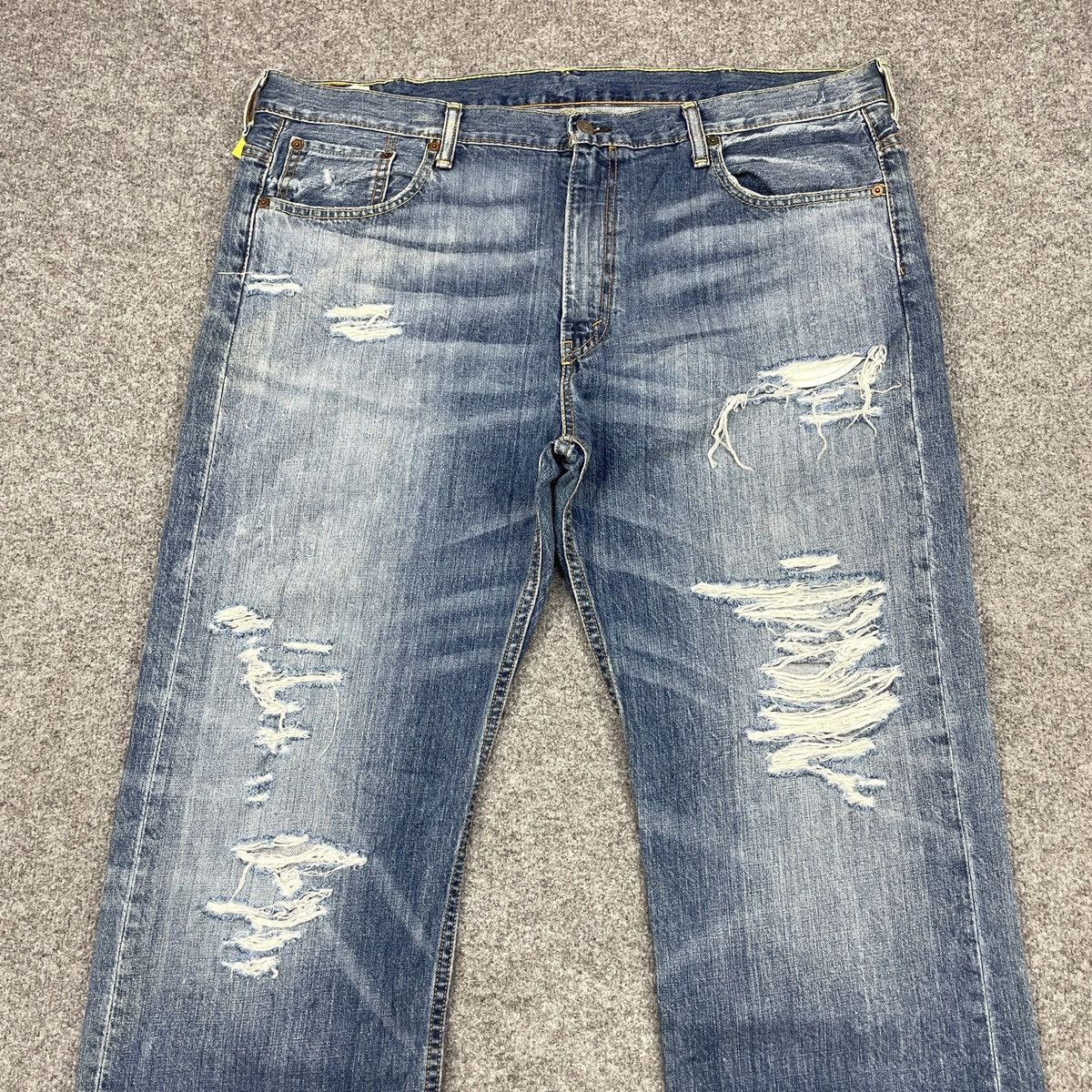 Levi's Vintage Levi's 569 Distressed Jeans Nice Design -wc 266 Size US 44 / EU 60 - 3 Thumbnail