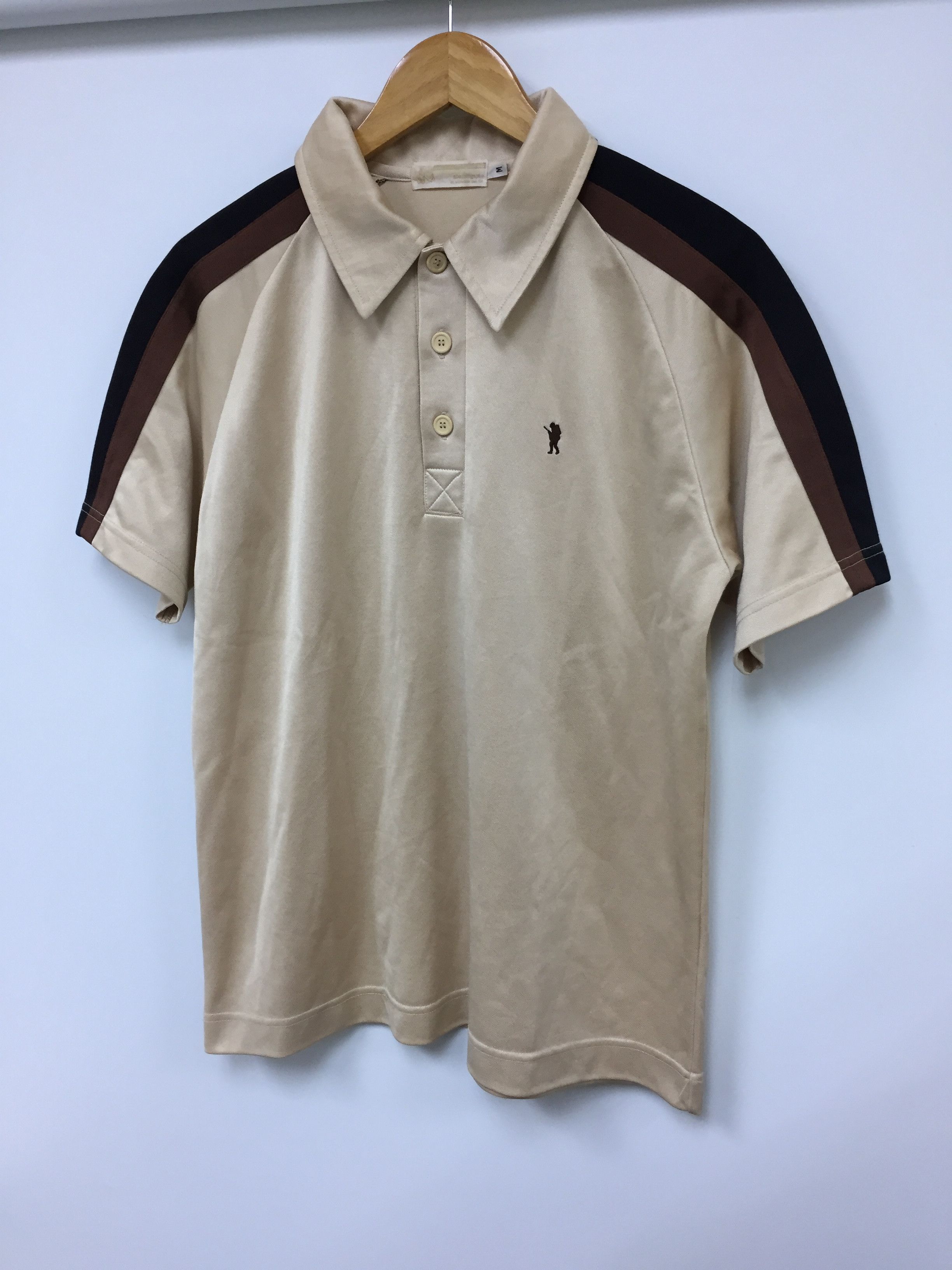 Bape 2000 Bape General Polo embroidered logo heavy jersey Size US M / EU 48-50 / 2 - 2 Thumbnail