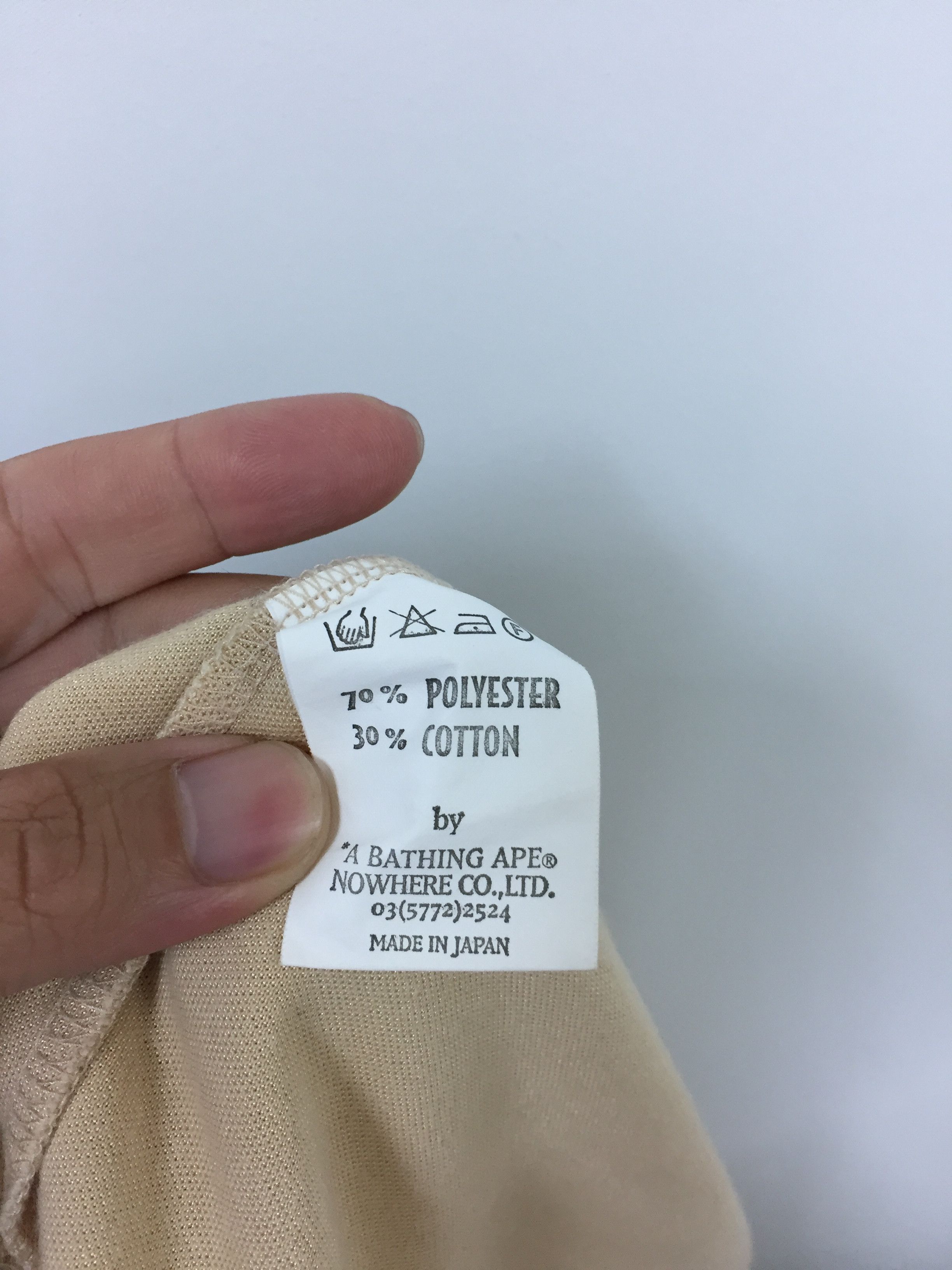 Bape 2000 Bape General Polo embroidered logo heavy jersey Size US M / EU 48-50 / 2 - 10 Thumbnail