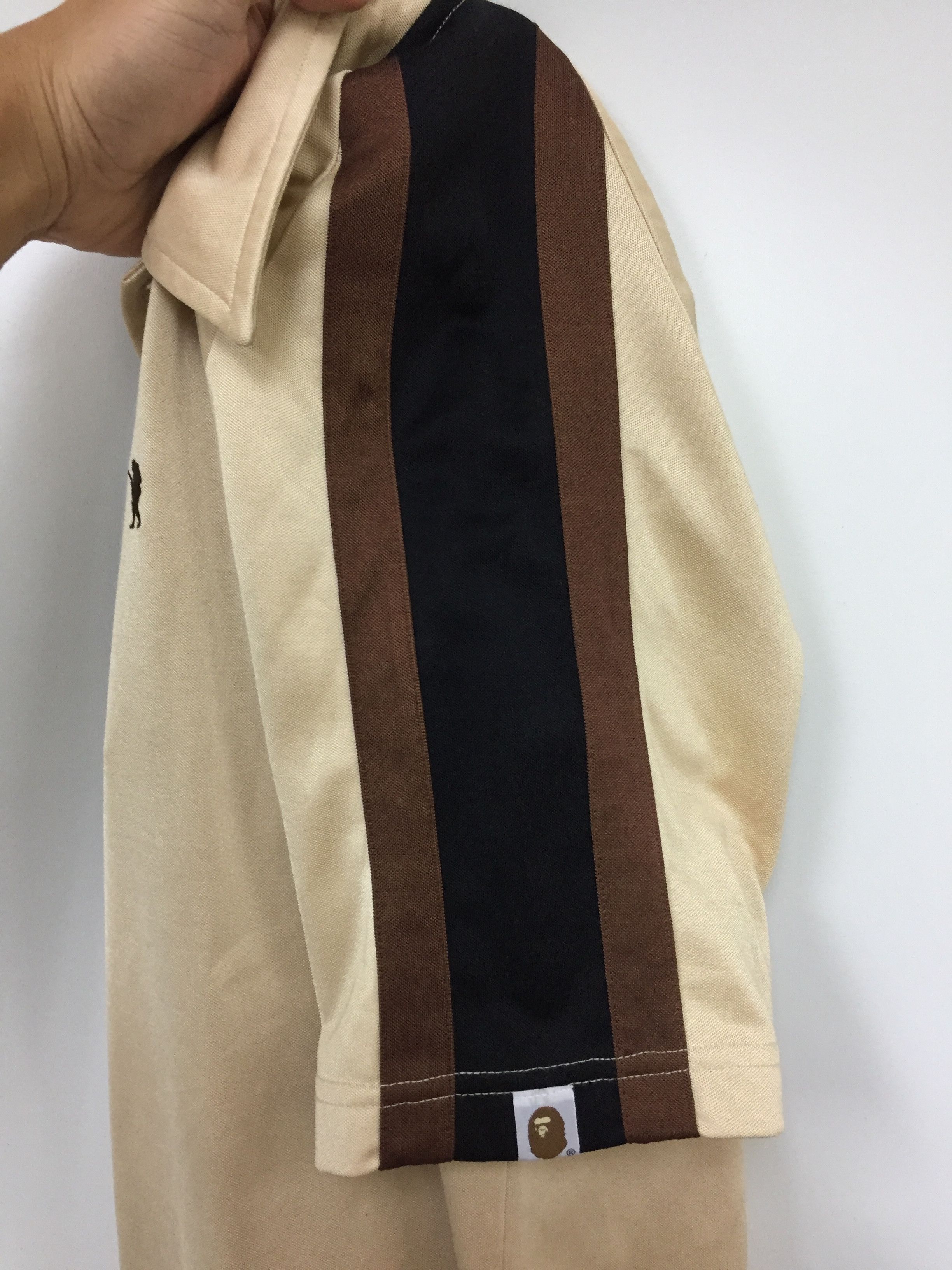 Bape 2000 Bape General Polo embroidered logo heavy jersey Size US M / EU 48-50 / 2 - 5 Thumbnail