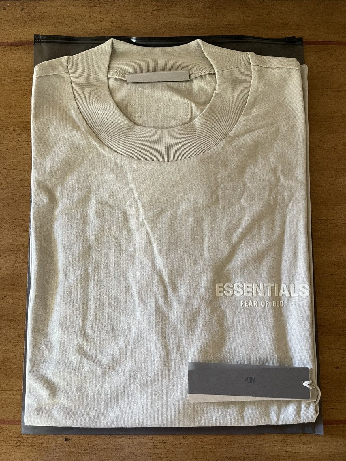 FOG × Fear of God × Pacsun FOG - Essentials Fear Of God Wheat Crewneck T-Shirt Size (L) Size US L / EU 52-54 / 3 - 4 Thumbnail