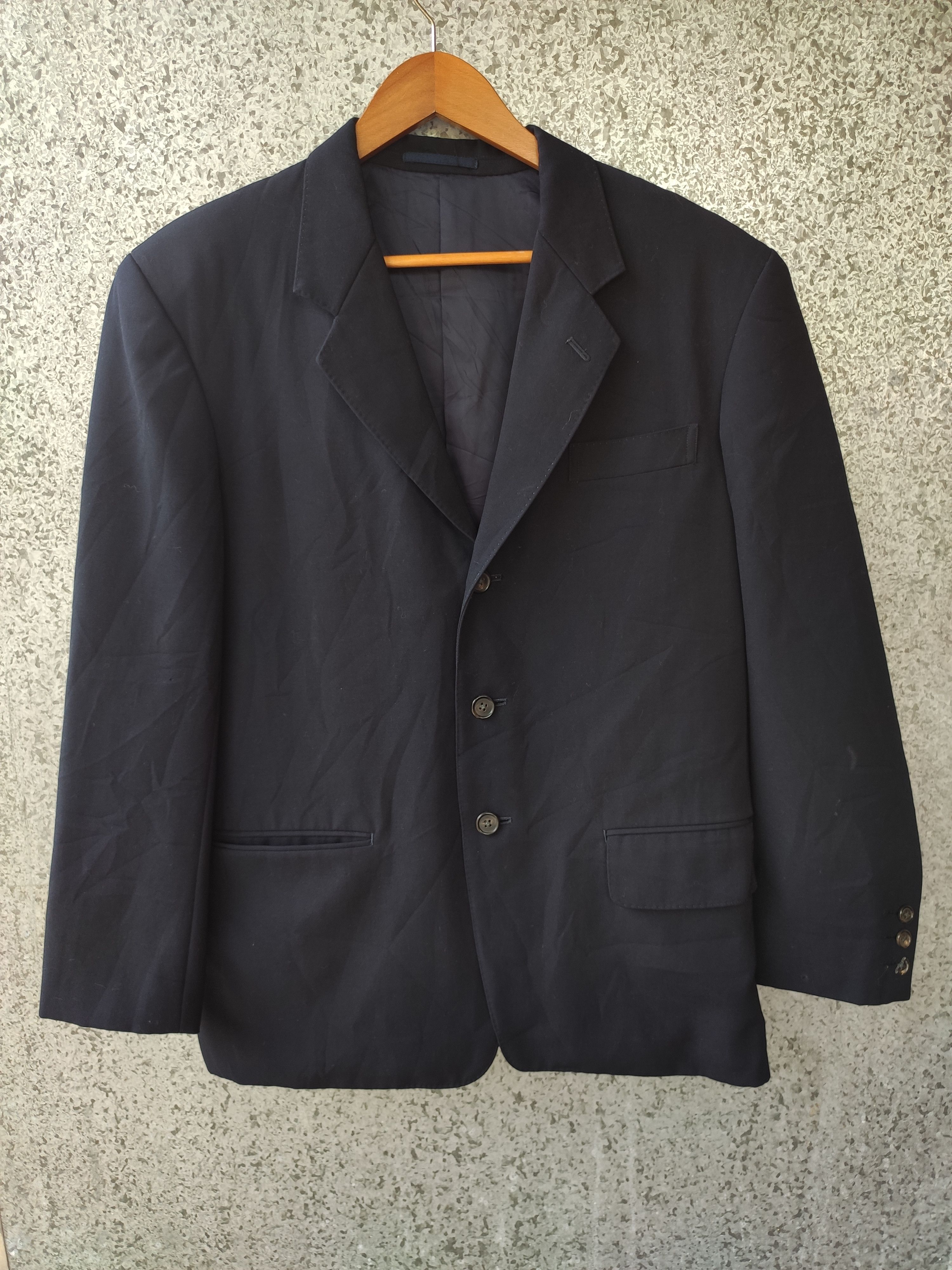 image of Yohji Yamamoto Y's For Men Blazer in Blue (Size Small)