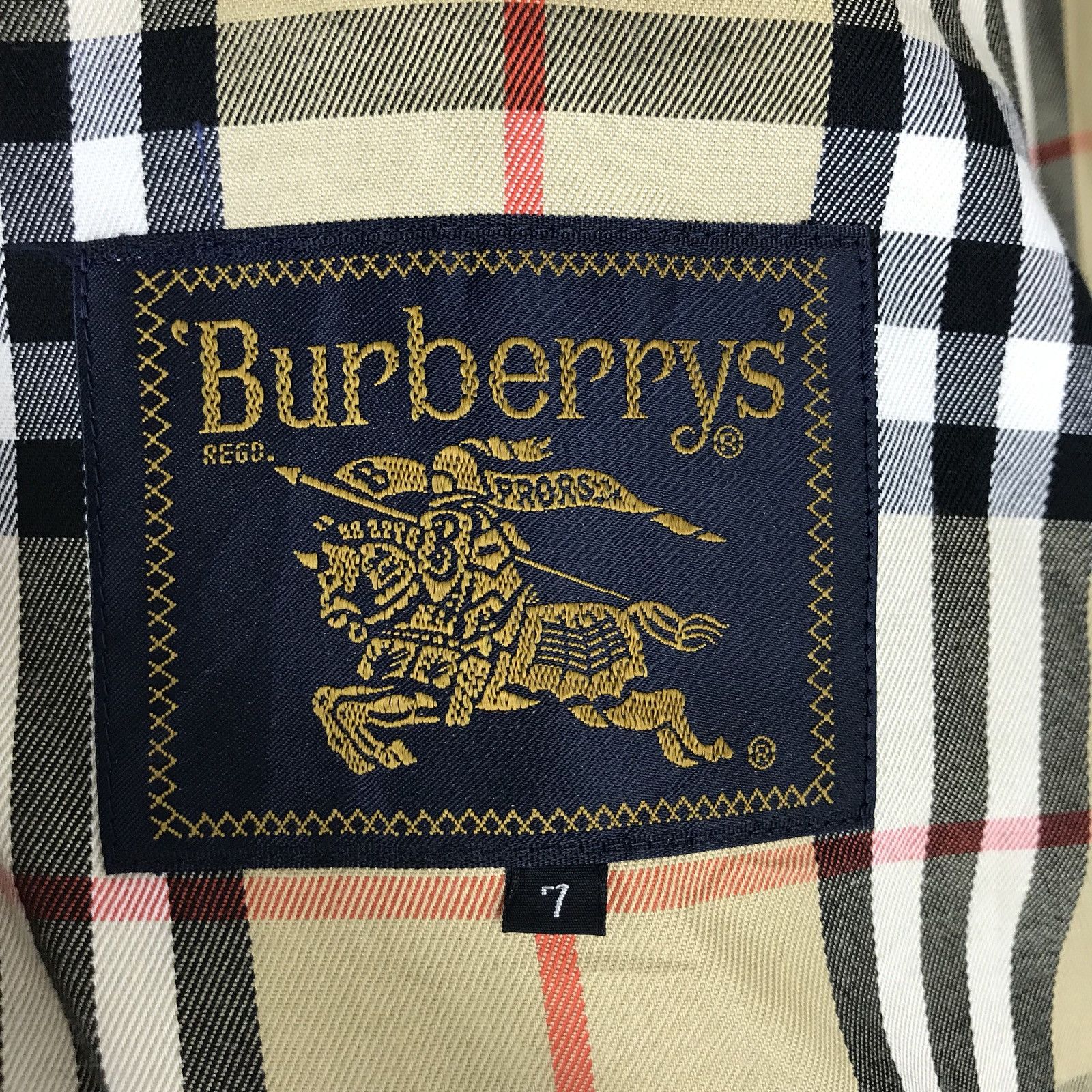 Burberry 🔔🔥FINAL DROP ❗️🔥 💢Burberry Navy Blue Nova Check Iining Size US M / EU 48-50 / 2 - 12 Thumbnail