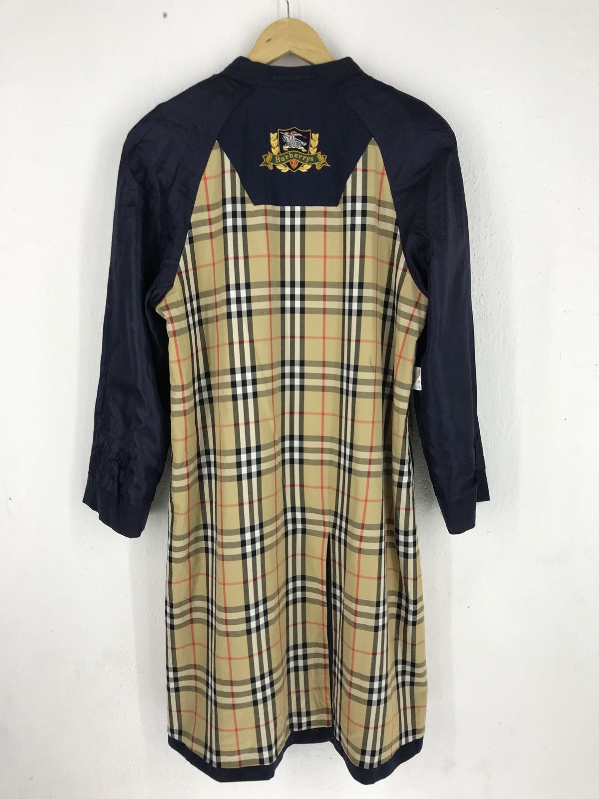 Burberry 🔔🔥FINAL DROP ❗️🔥 💢Burberry Navy Blue Nova Check Iining Size US M / EU 48-50 / 2 - 2 Thumbnail