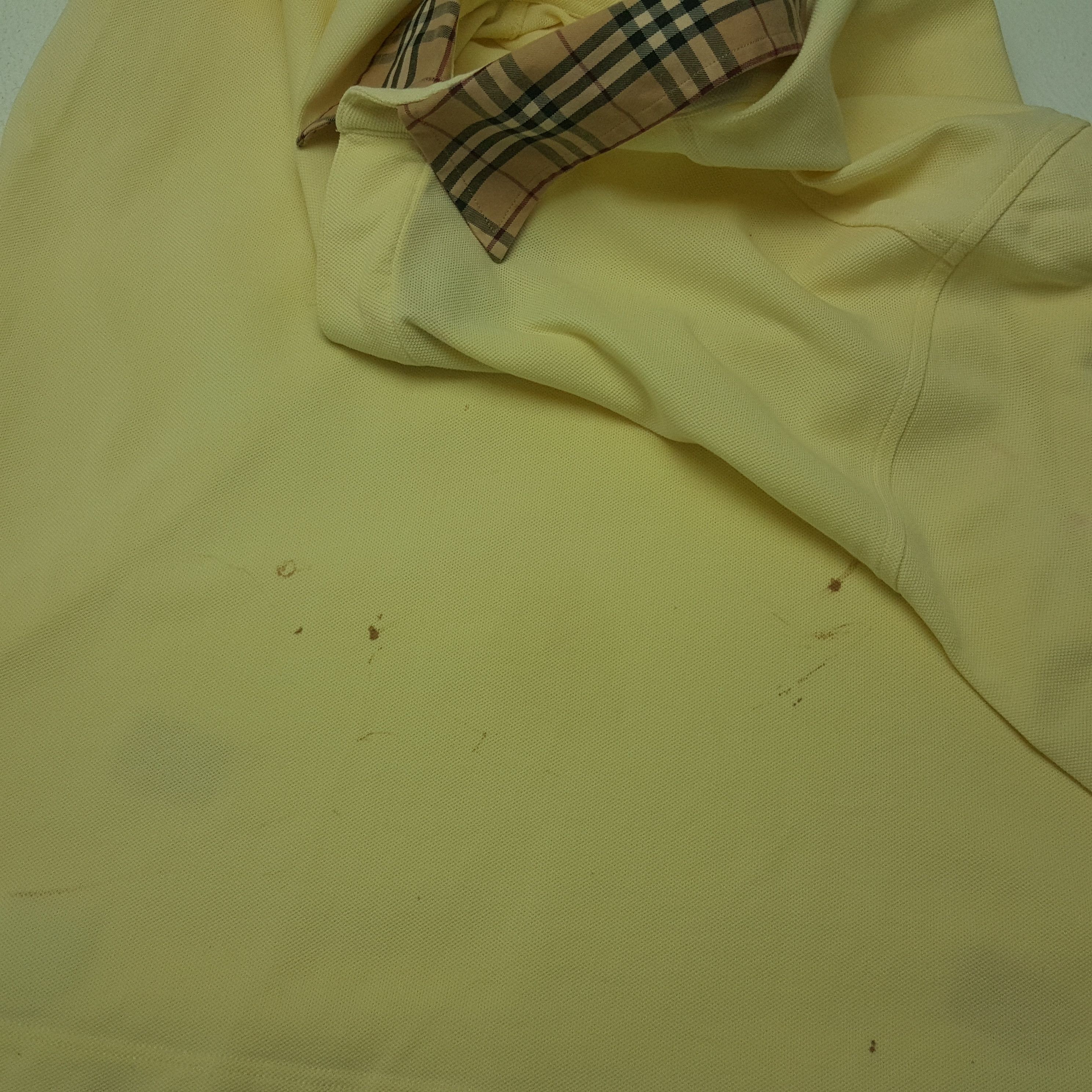 Burberry × Vintage Vintage BURBERRY LONDON Nova Check Collar Design Polo Shirt Size US L / EU 52-54 / 3 - 5 Thumbnail