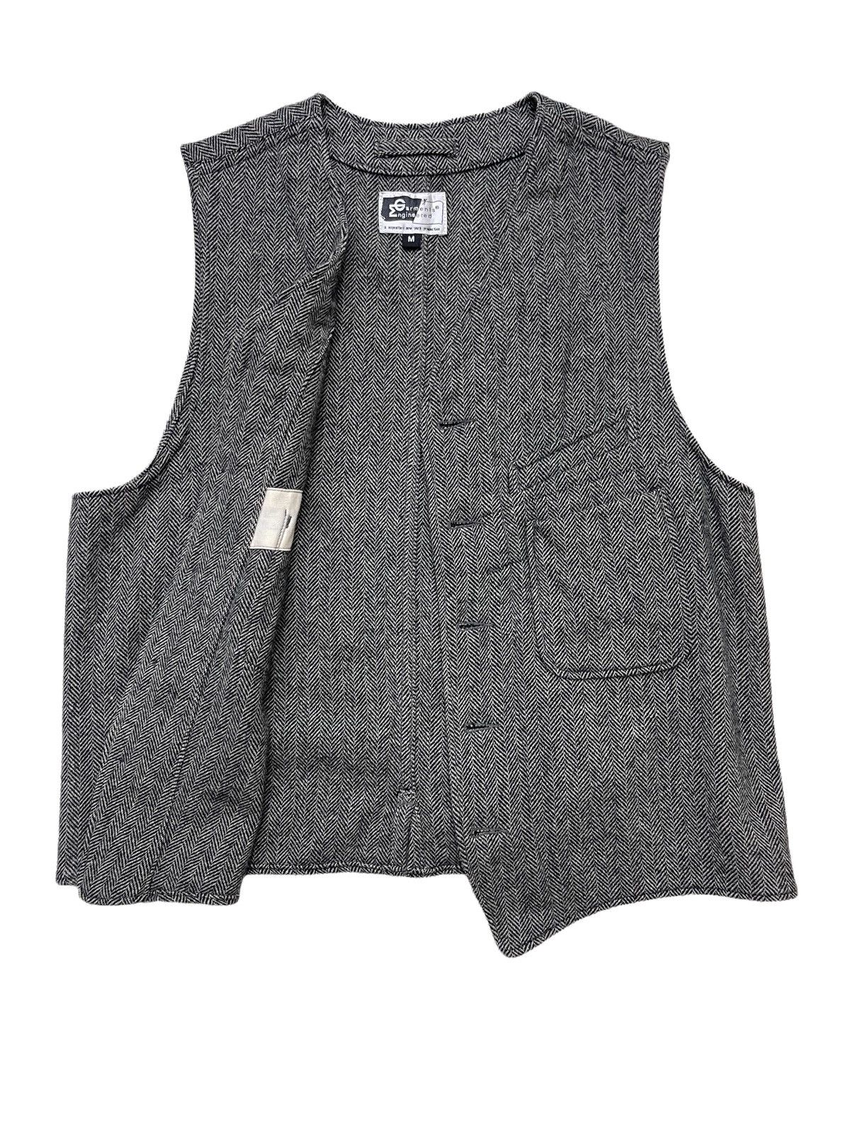 Engineered Garments Nepenthes Harringbone Twill Vest Jacket Size US M / EU 48-50 / 2 - 2 Thumbnail